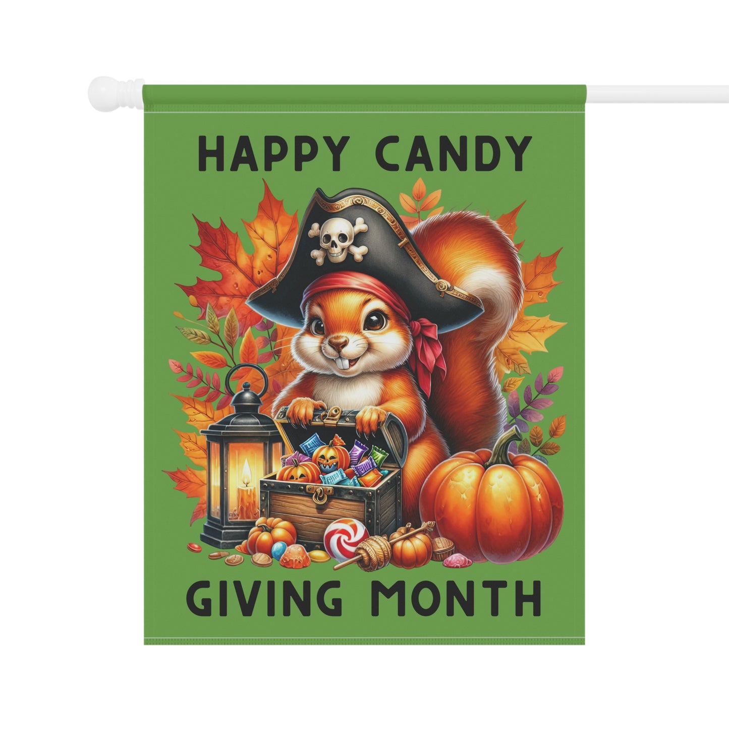 Garden Flag - Halloween - Happy Candy Giving Month (02a)