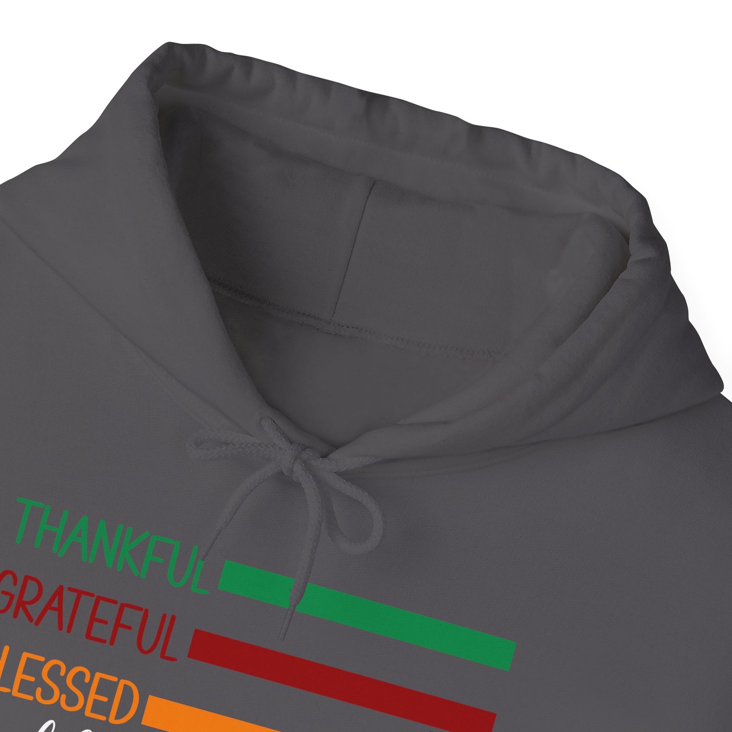 Heavy Blend Hoodie - Christian - Thankful, Grateful, Blessed & a Mess (1a)