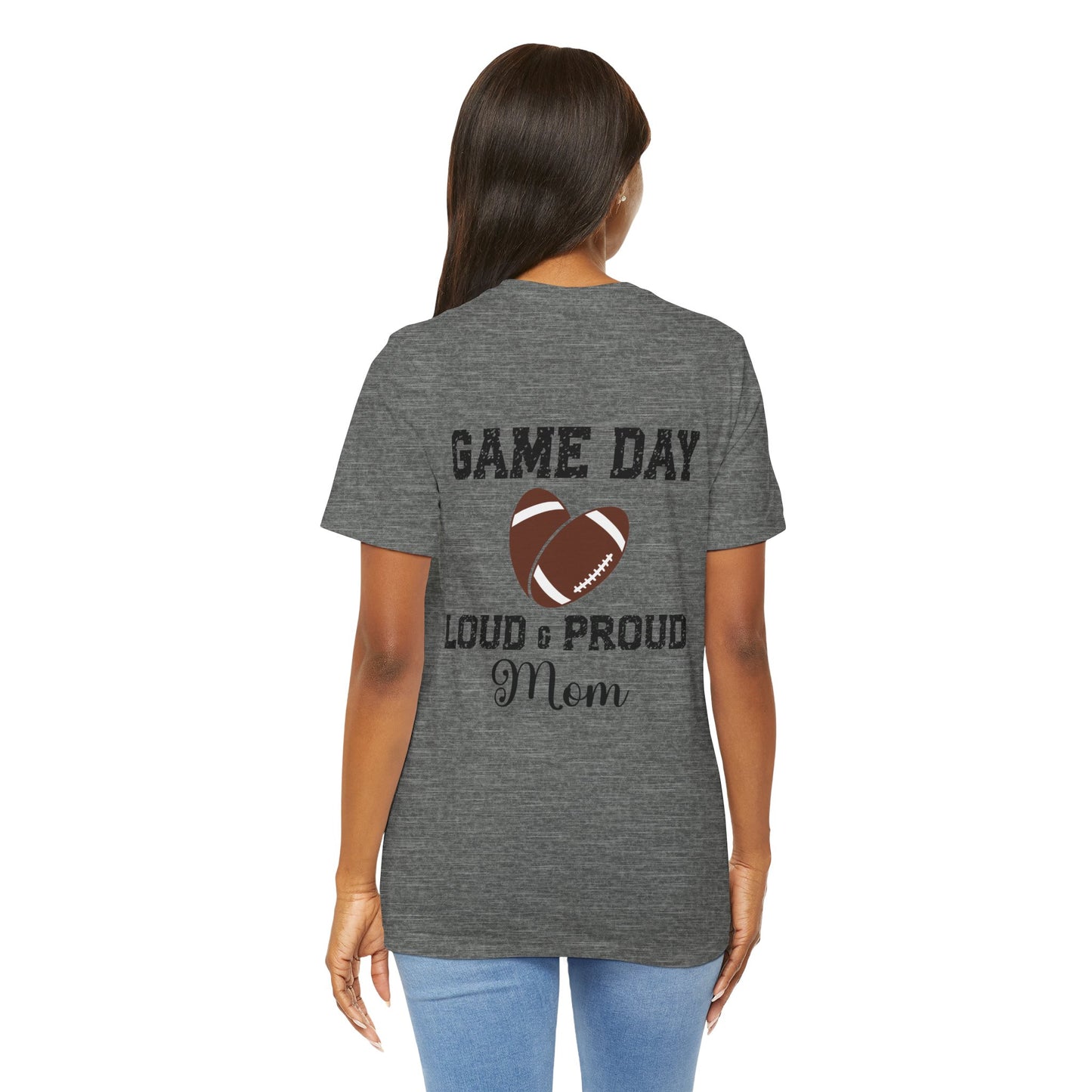T-shirt - Football - Loud & Proud Mom (01a)