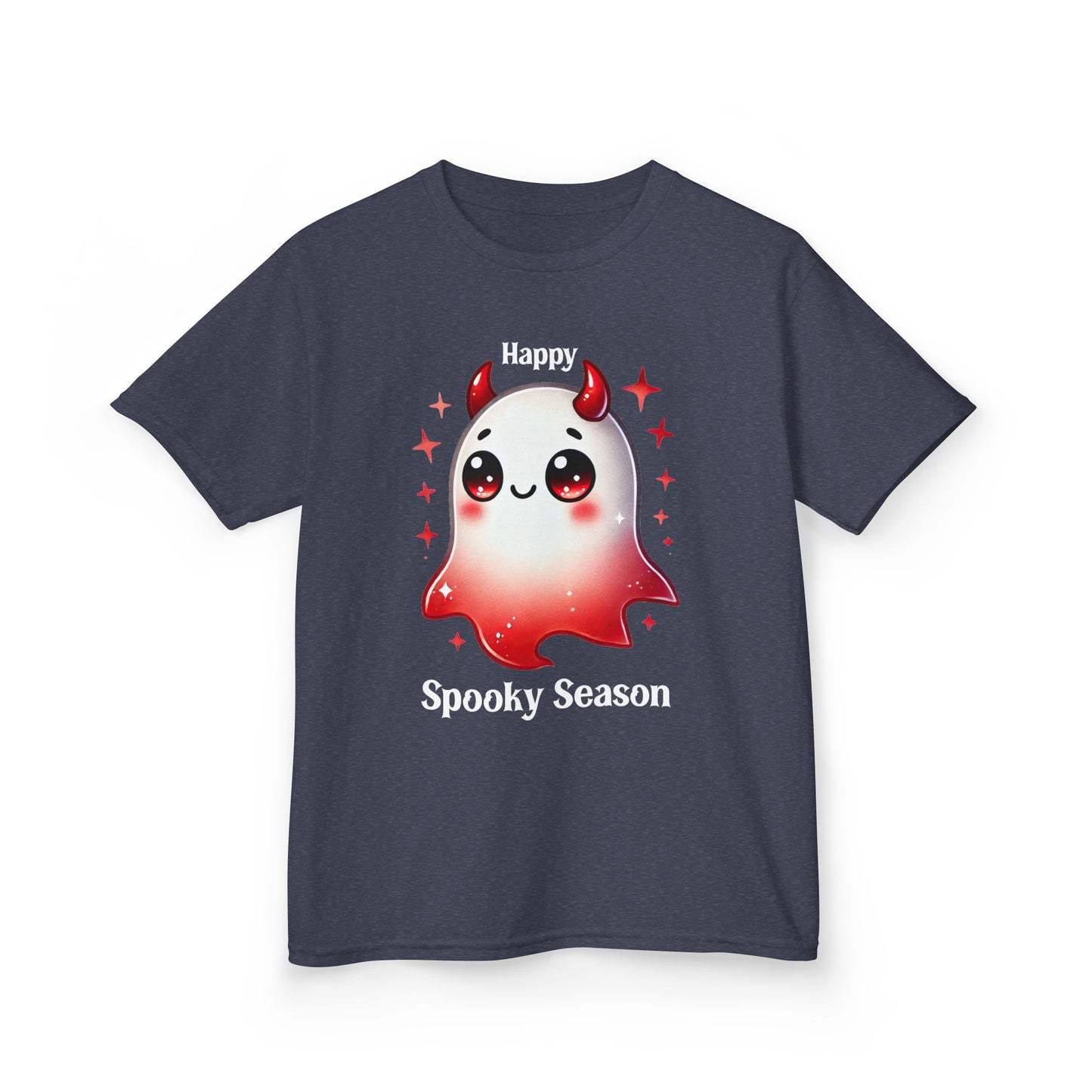 Child Tee - Halloween / Ghost - Happy Spooky Season (01a)