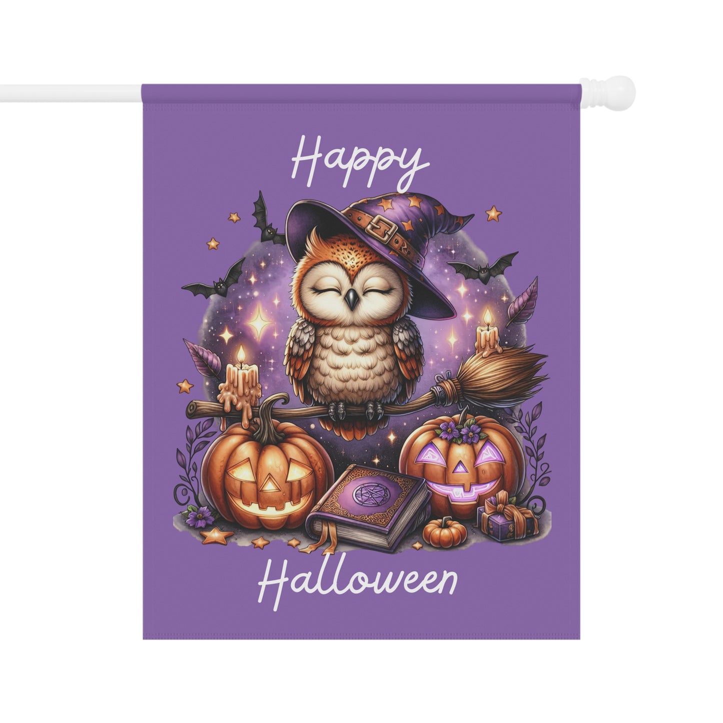 Garden Flag - Halloween - Happy Halloween (02a)