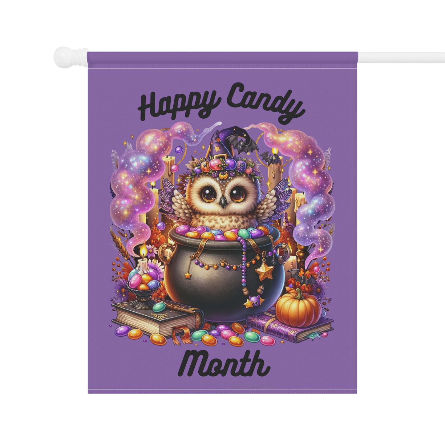 Garden Flag - Halloween - Happy Candy Month (01)