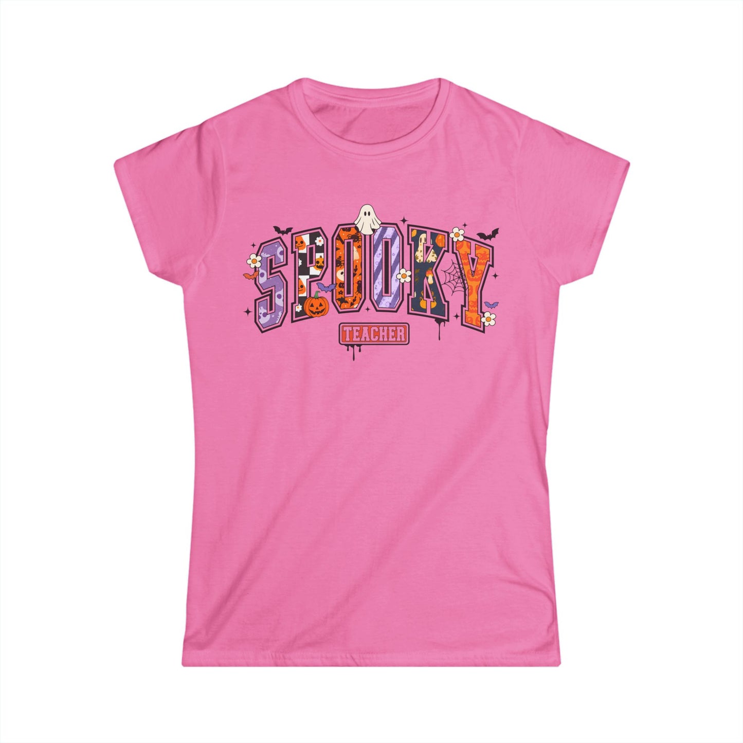 Female T-Shirt - Teacher / Halloween - Spooky Teacher (01a)