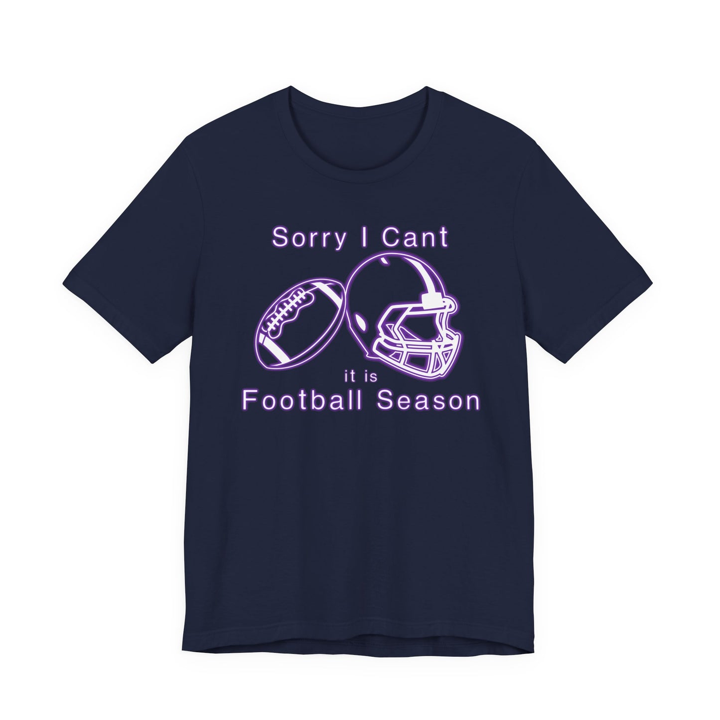 T-shirt - Football - Sorry I Cant (01c)