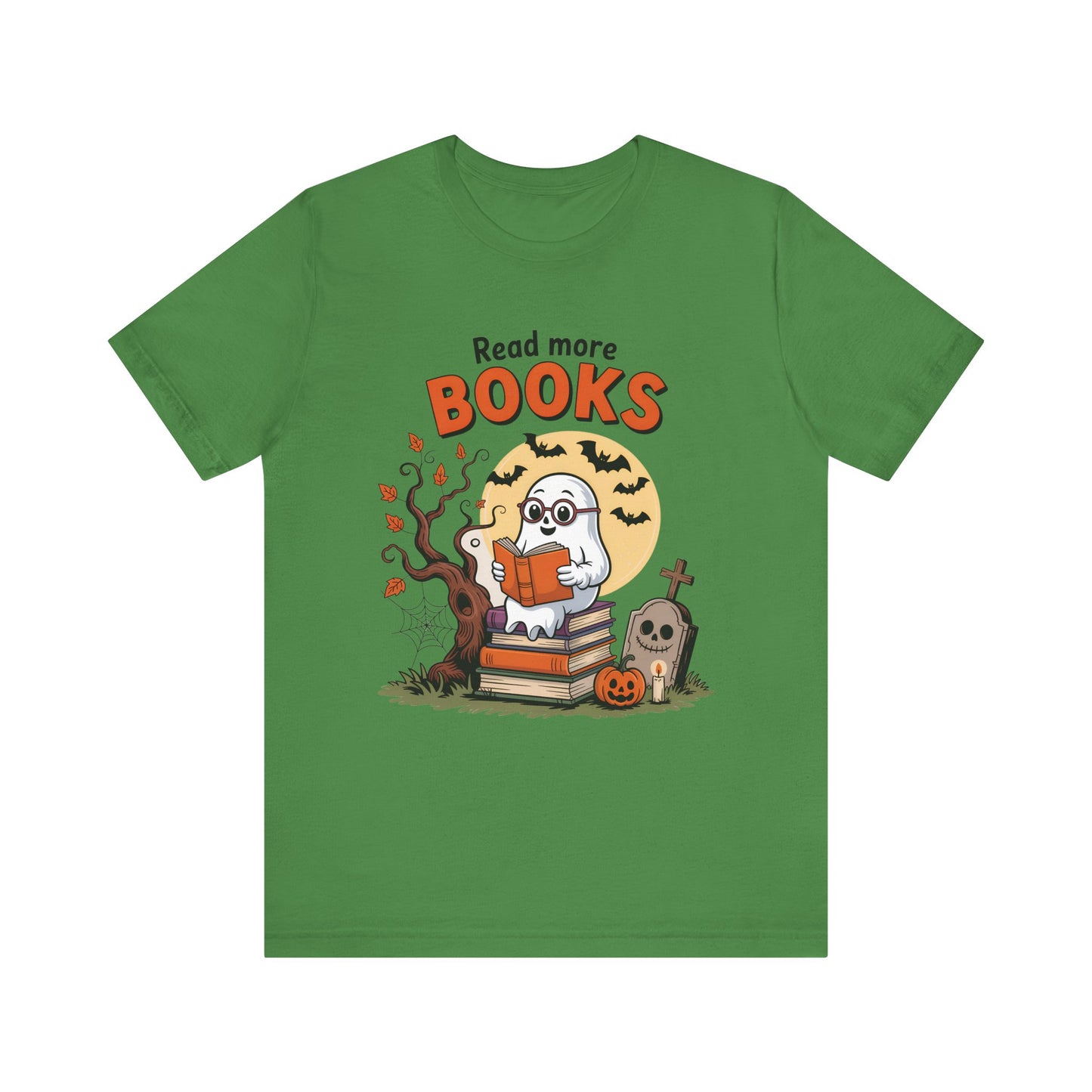 T-Shirt - Teacher / Halloween - Read More Books (01a)