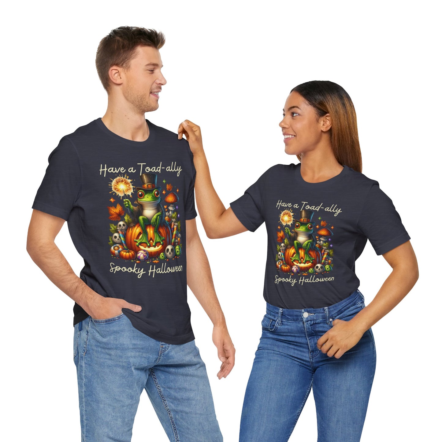 T-shirt - Halloween - Toad-ally Spooky Halloween (01b)