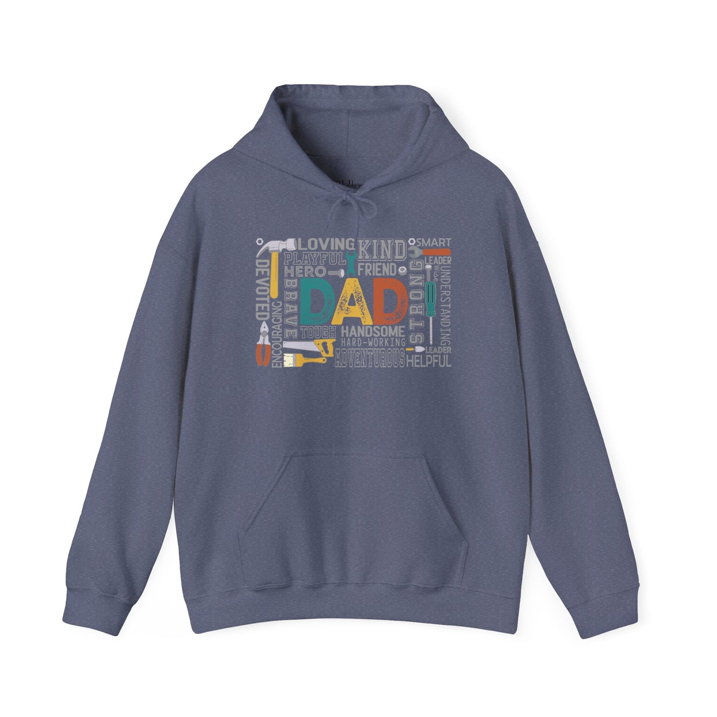 Hoodie - Dad - Handyman Dad (1) - Light Writing