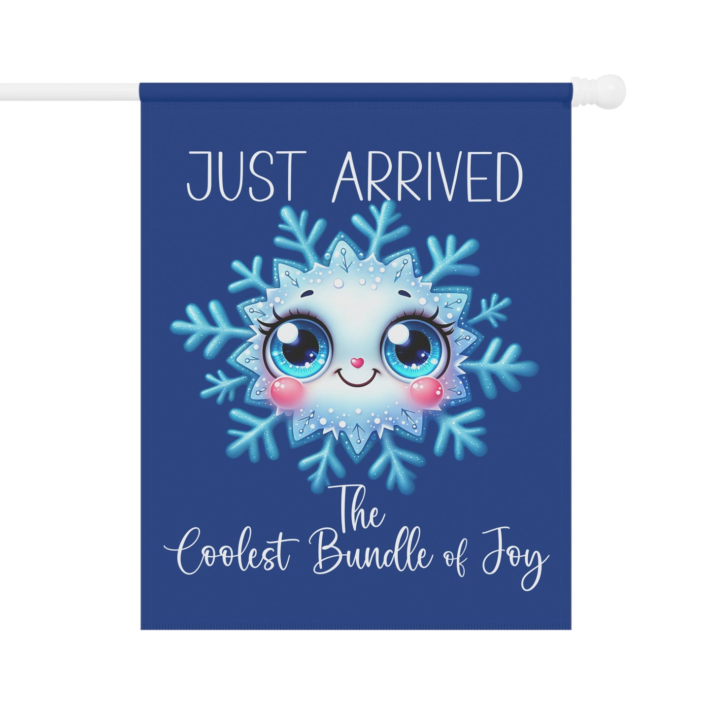 Garden Flag - Baby - Just Arrived...The Coolest Bundle of Joy (01a)