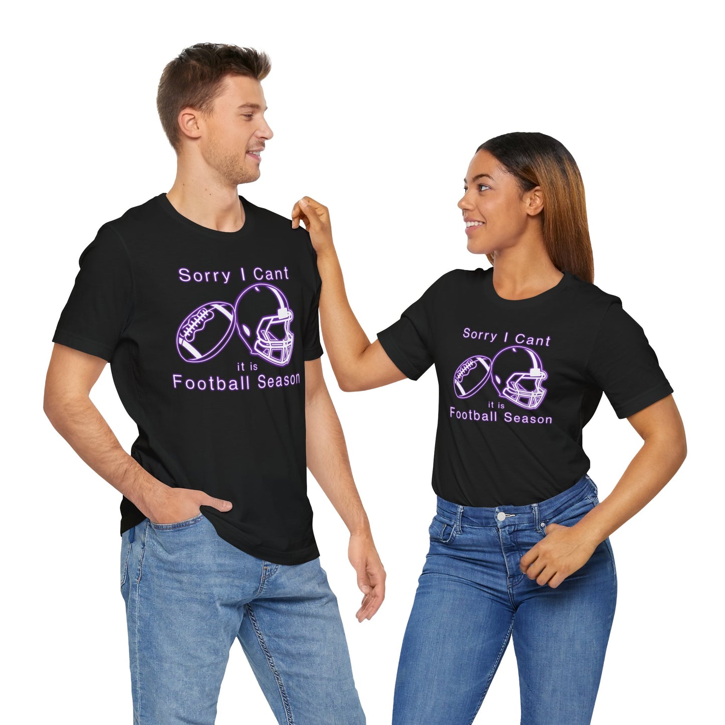 T-shirt - Football - Sorry I Cant (01c)