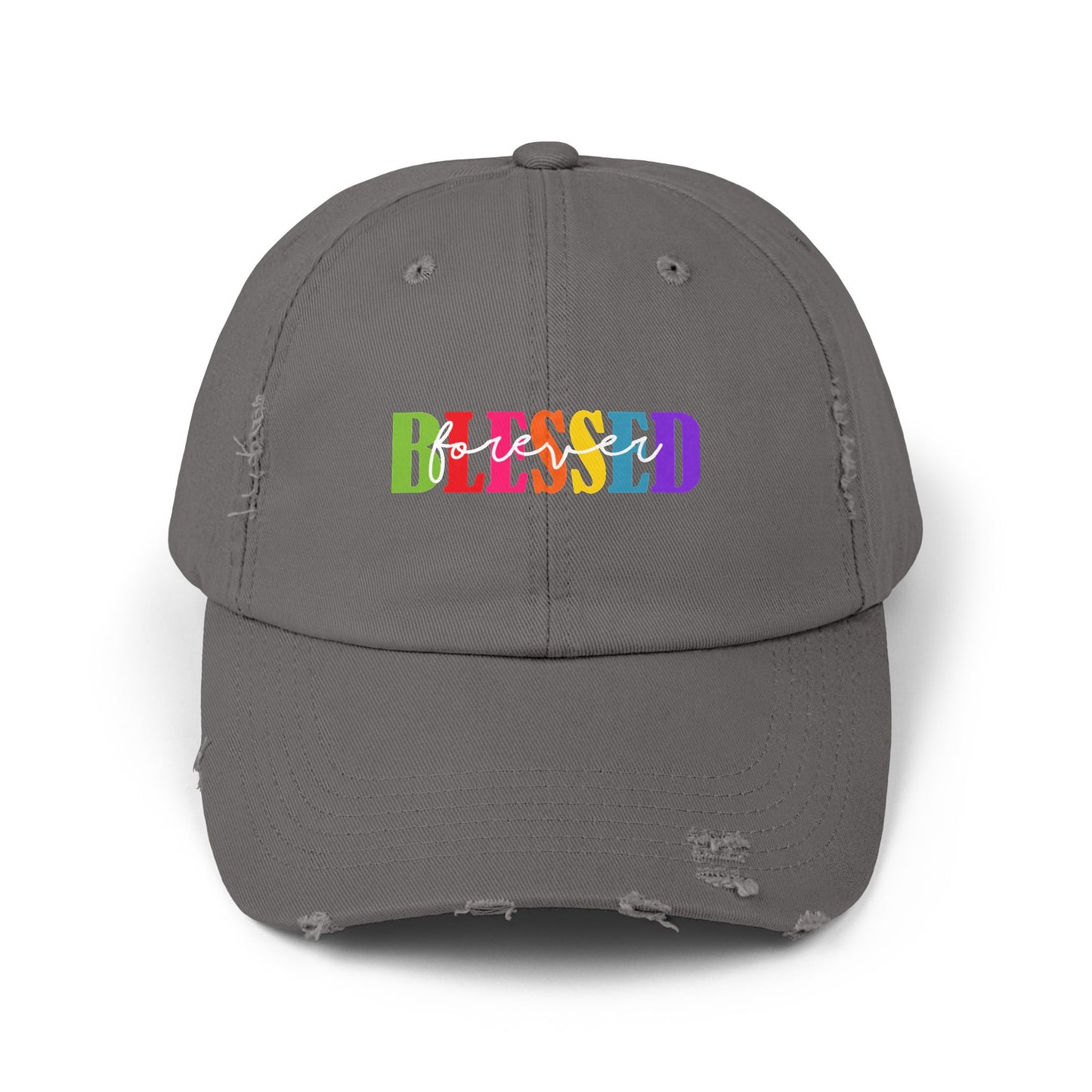 Distressed Cap - Faith - Blessed Forever (1)