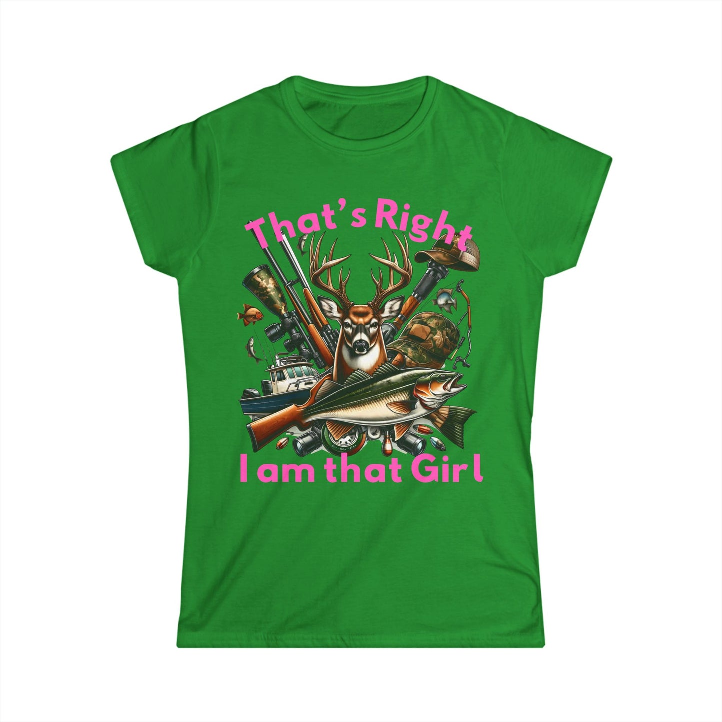 Female T-Shirt - Hunter - I am that girl (1a)