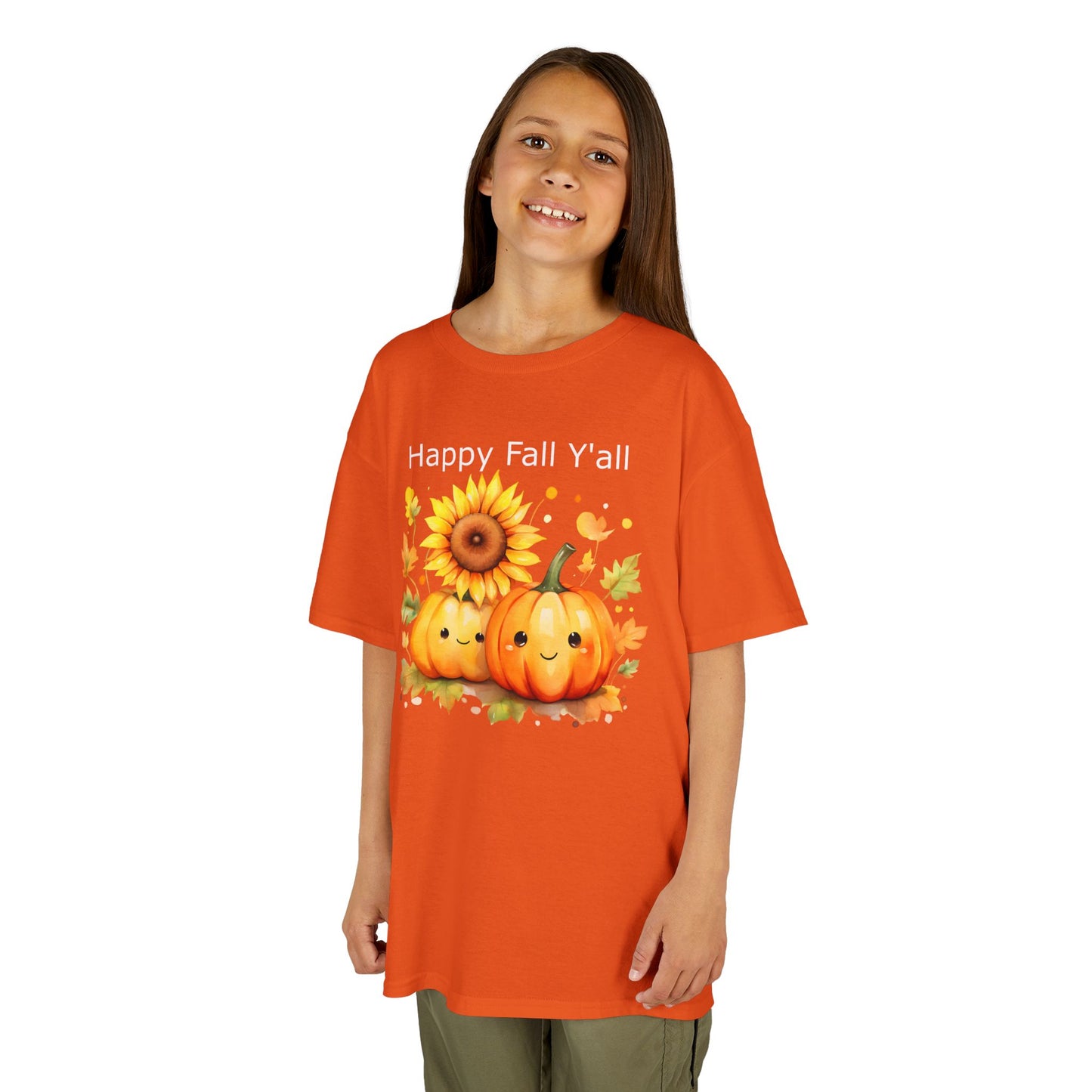Child Tee - Autumn - Happy Fall Y'All (01)
