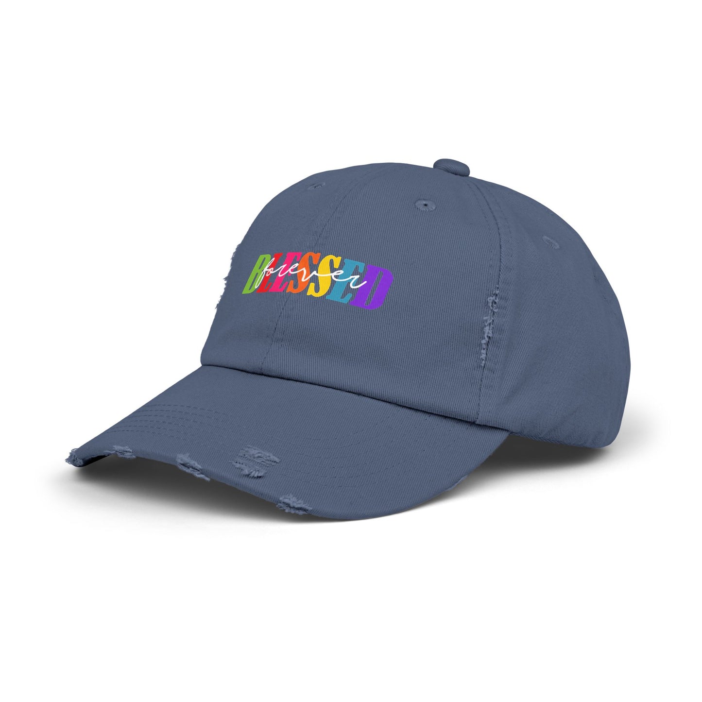 Distressed Cap - Faith - Blessed Forever (1)