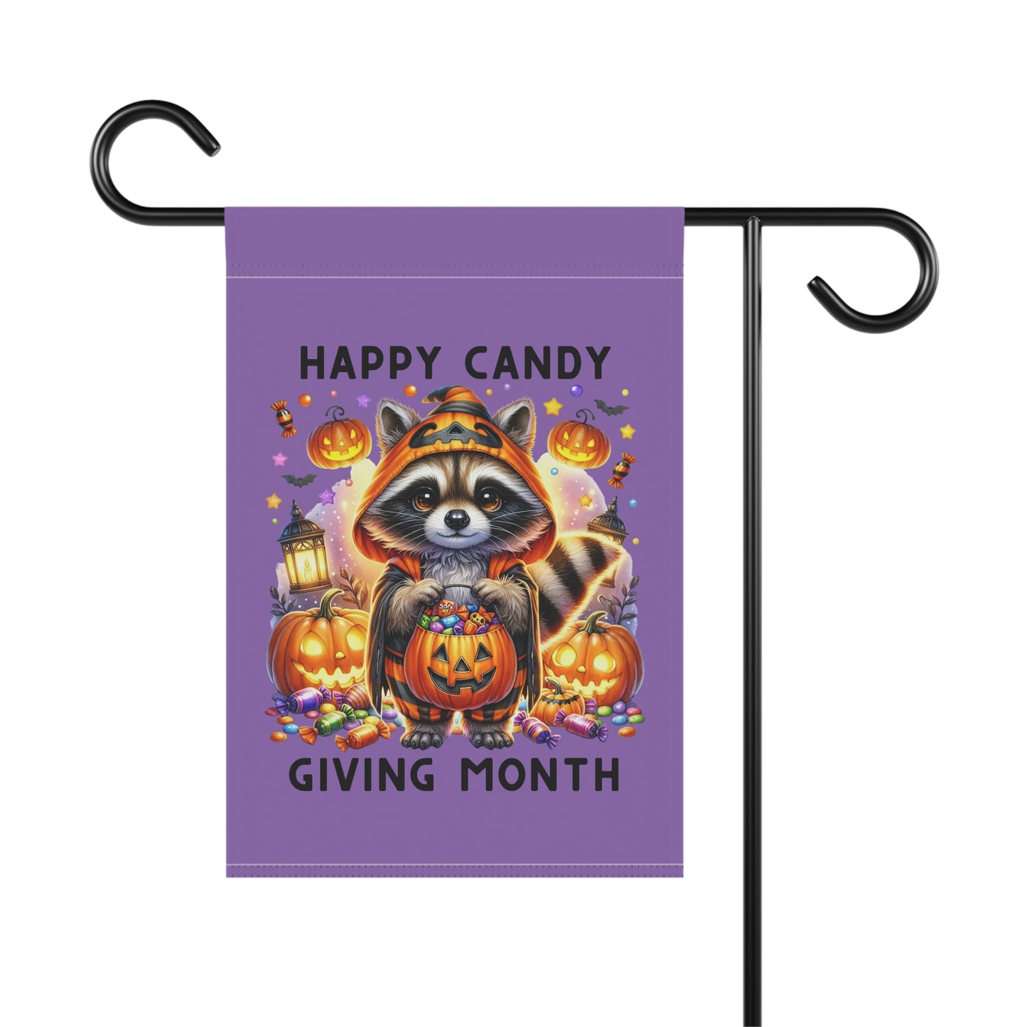 Garden Flag - Halloween - Happy Candy Giving Month (01a)