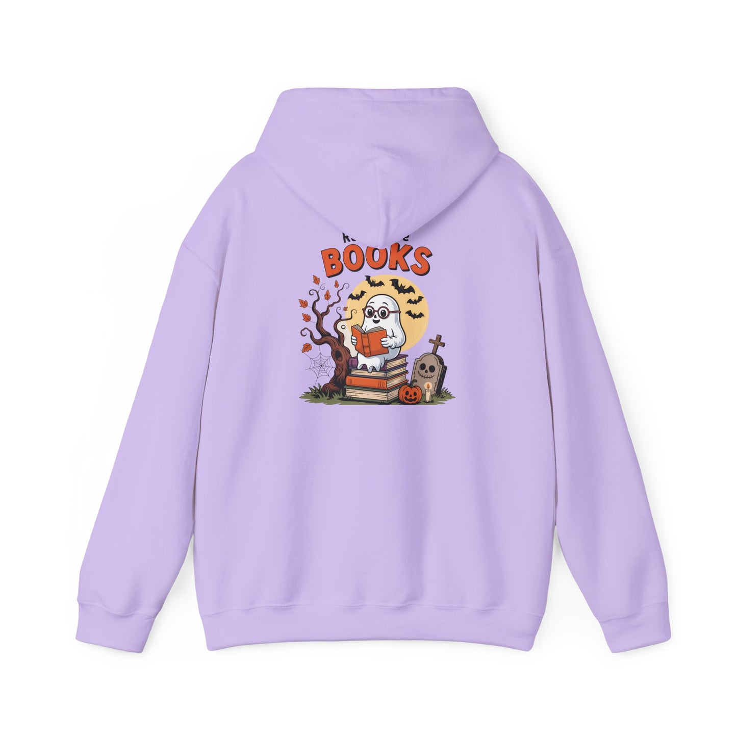 Heavy Blend Hoodie - Teacher/Halloween - Read More Books (01a)