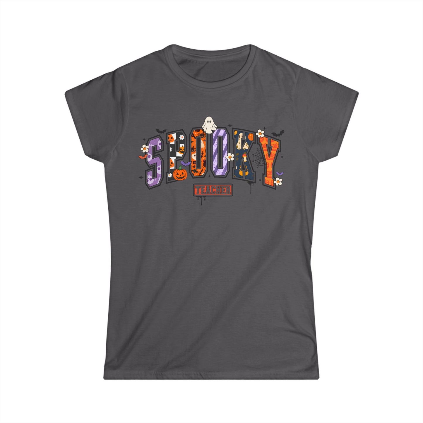 Female T-Shirt - Teacher / Halloween - Spooky Teacher (01a)