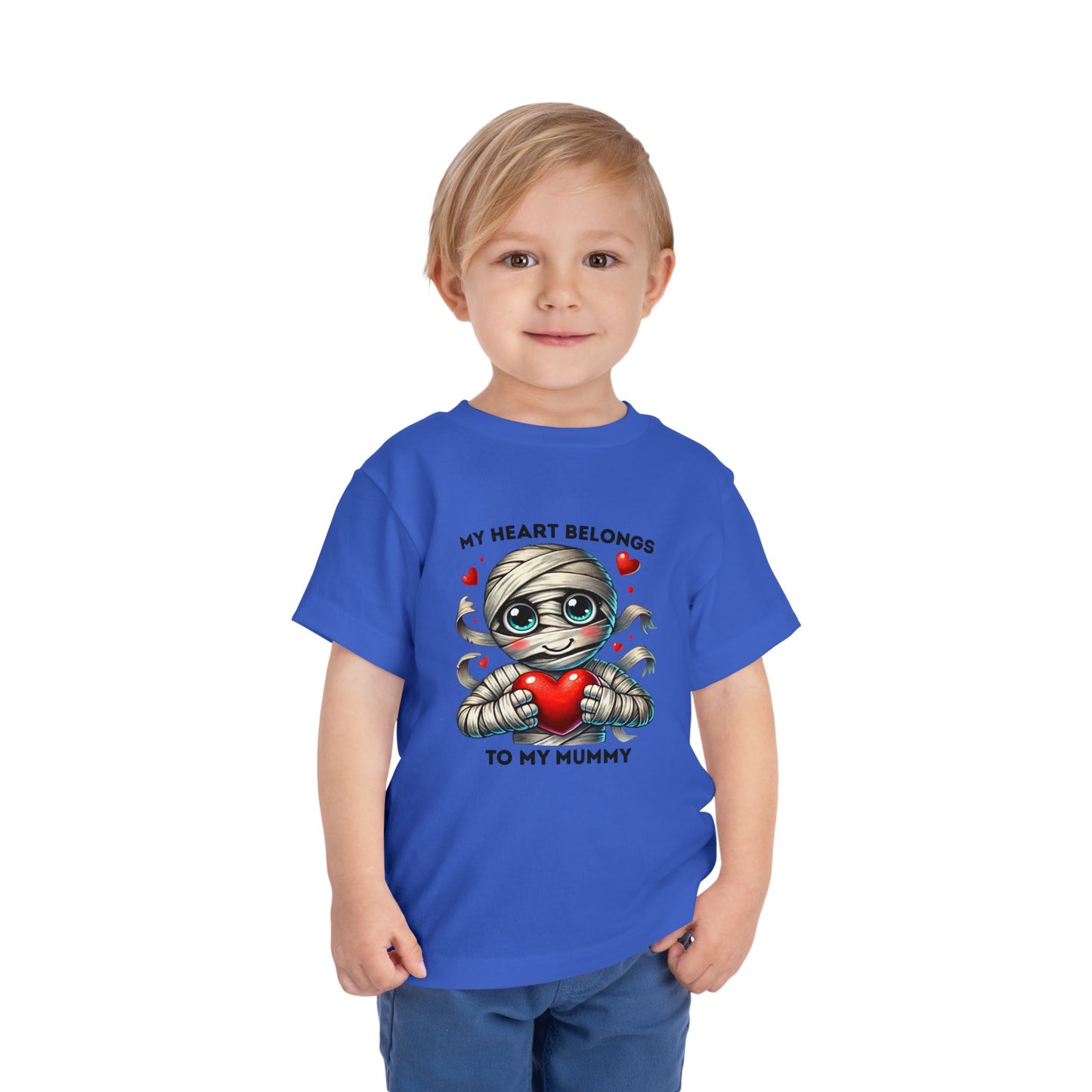 Toddler Tee - Halloween - My Heart Belongs to My Mummy (1a)