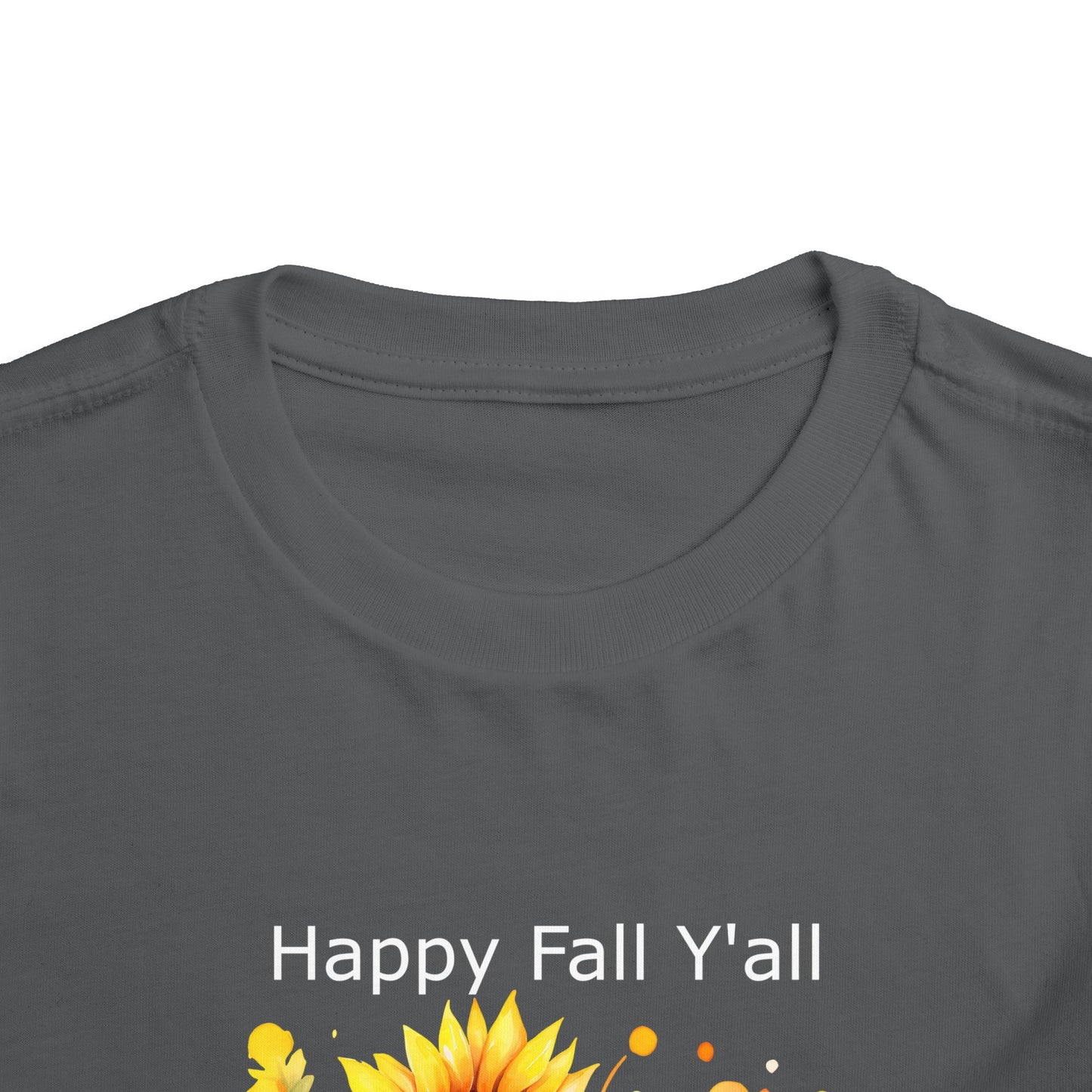 Toddler Tee - Autumn - Happy Fall Y'All (01)