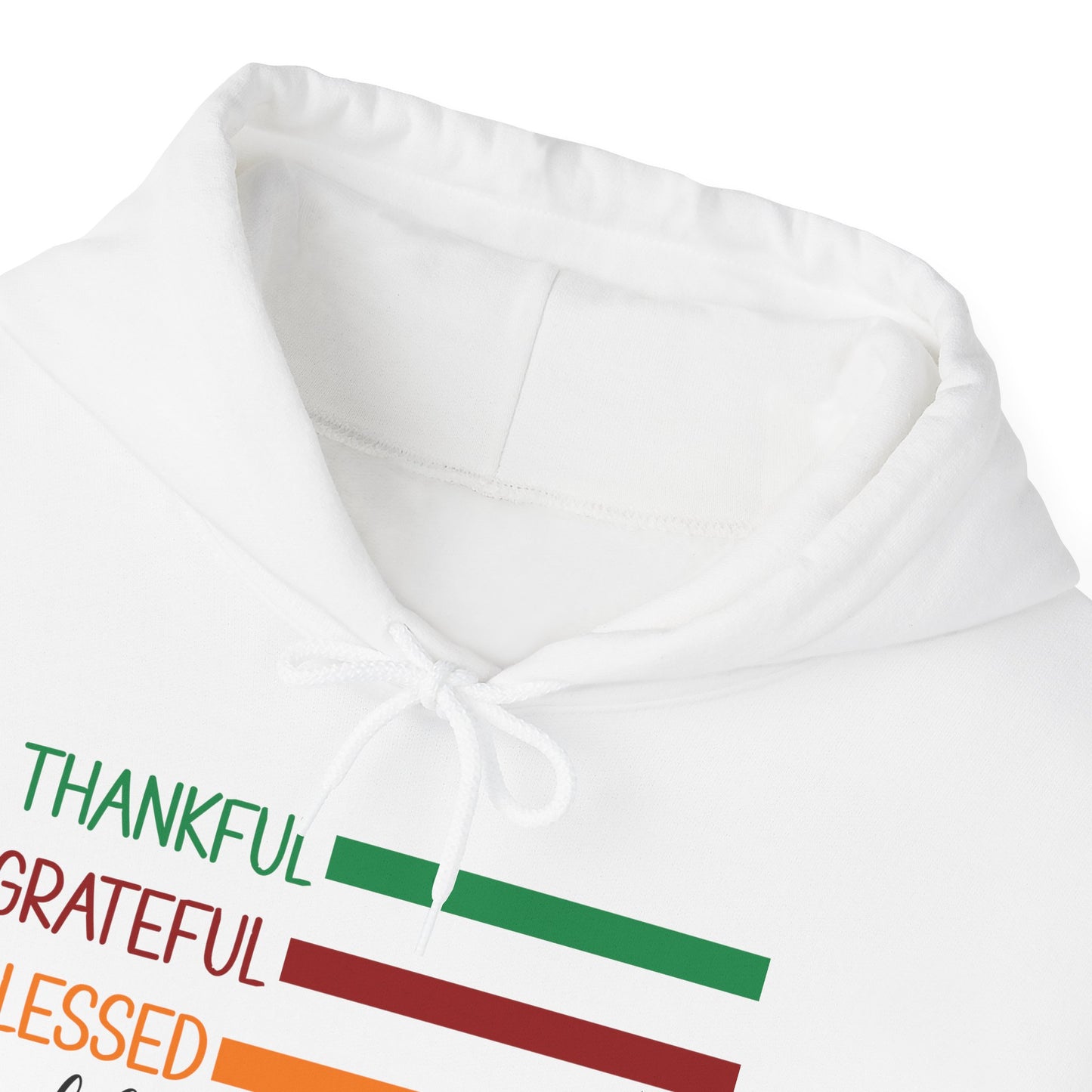 Heavy Blend Hoodie - Christian - Thankful, Grateful, Blessed & a Mess (1a)