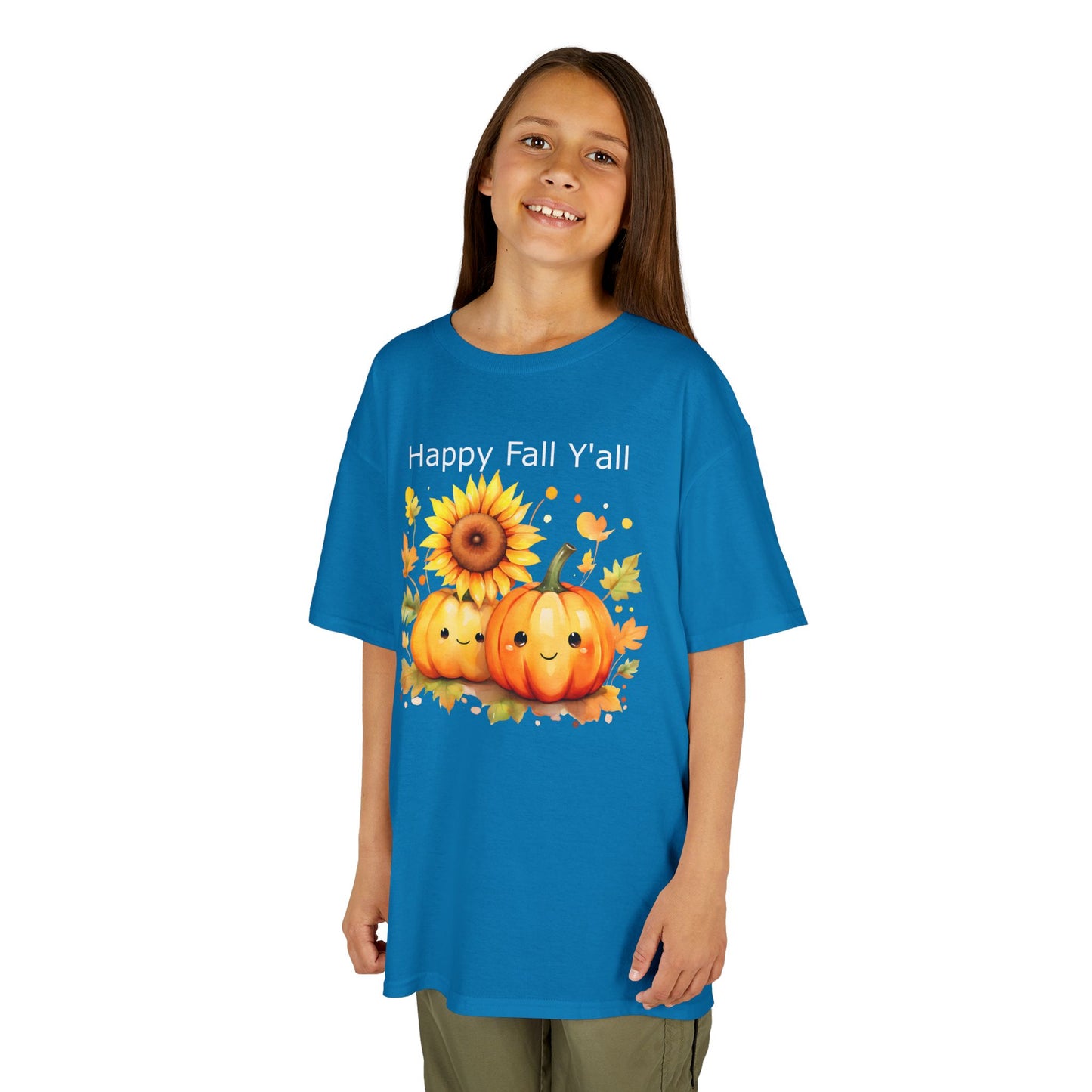 Child Tee - Autumn - Happy Fall Y'All (01)