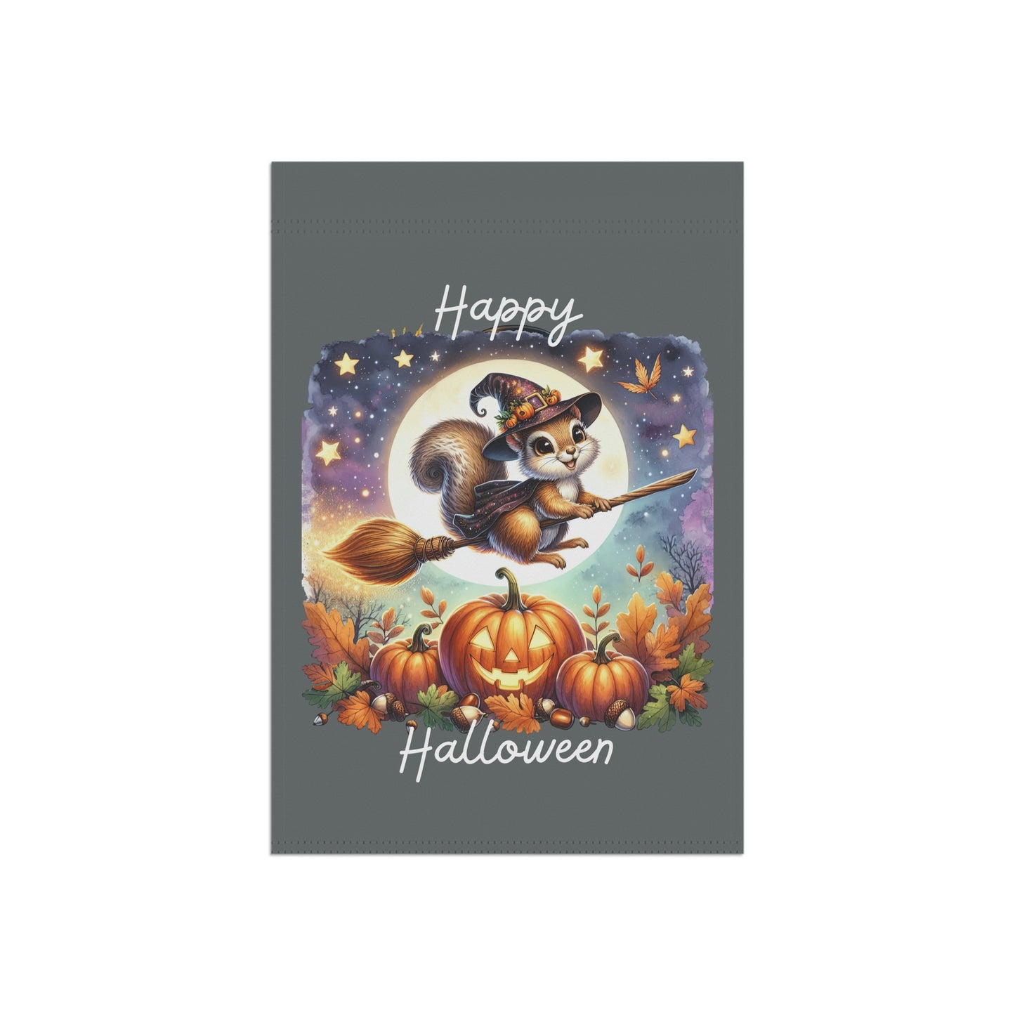 Garden Flag - Halloween - Happy Halloween (01a)