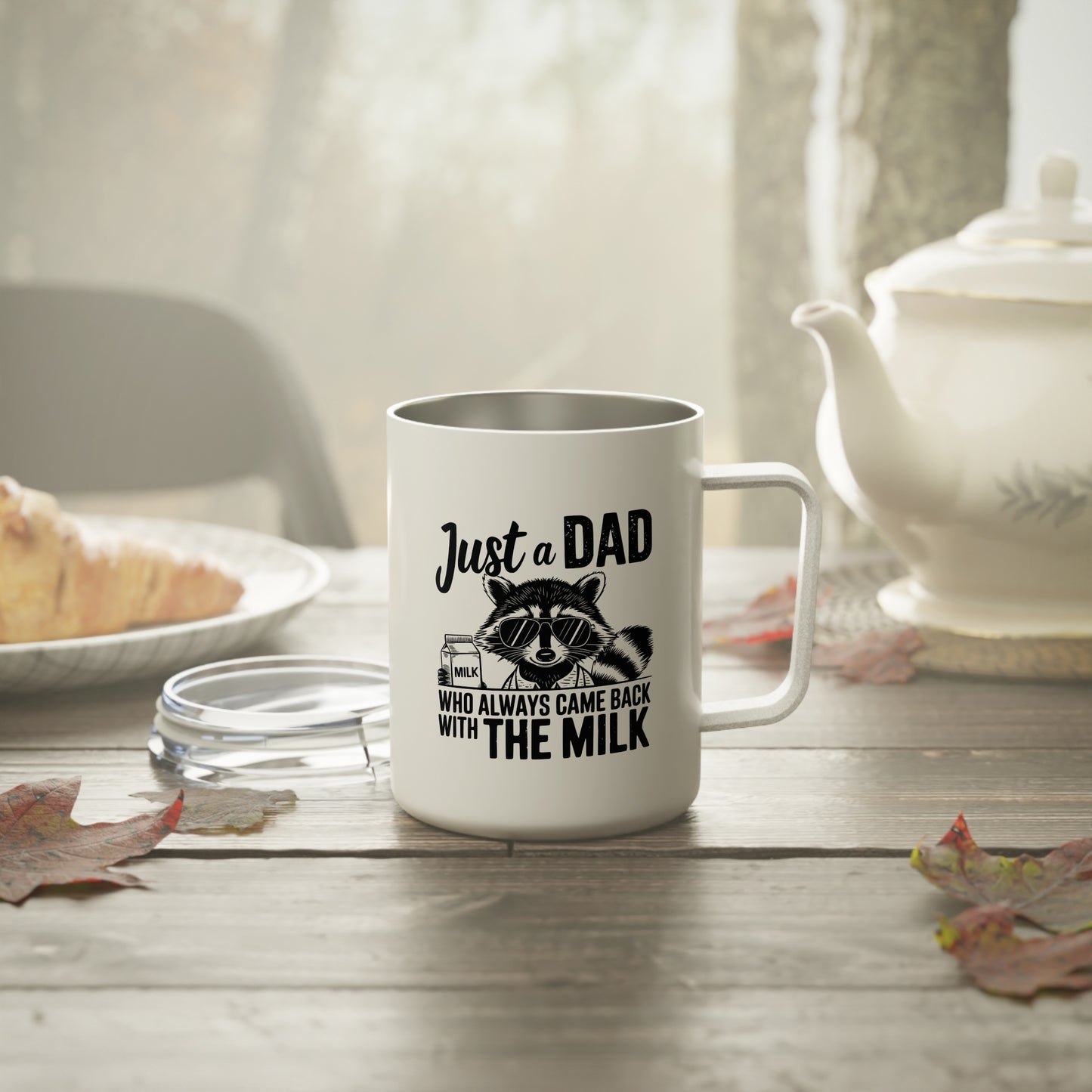 Insulated Mug - Dad / Funny - Just a Dad (1)