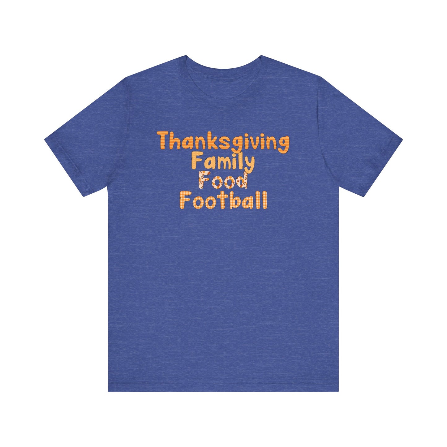 T-shirt - Thanksgiving - Family Food Football (01a)