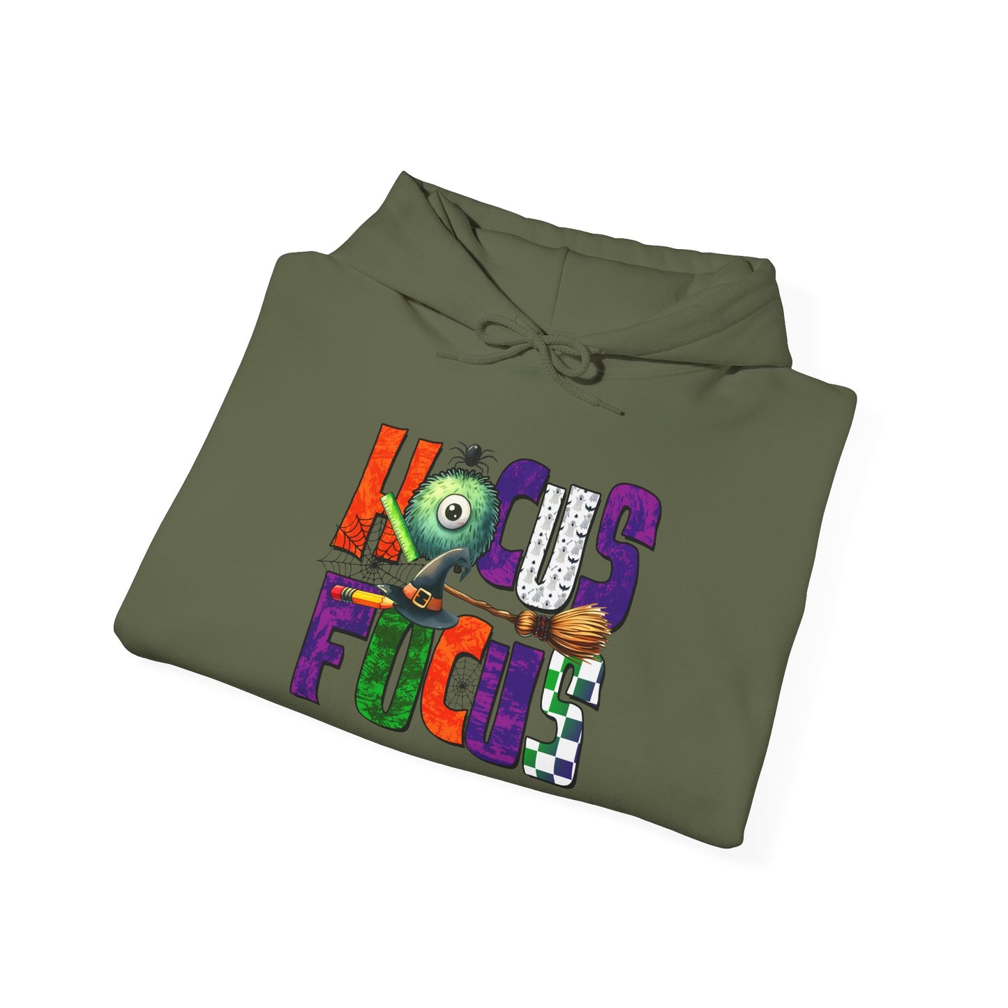 Heavy Blend Hoodie - Teacher/Halloween - Hocus Focus (01a)