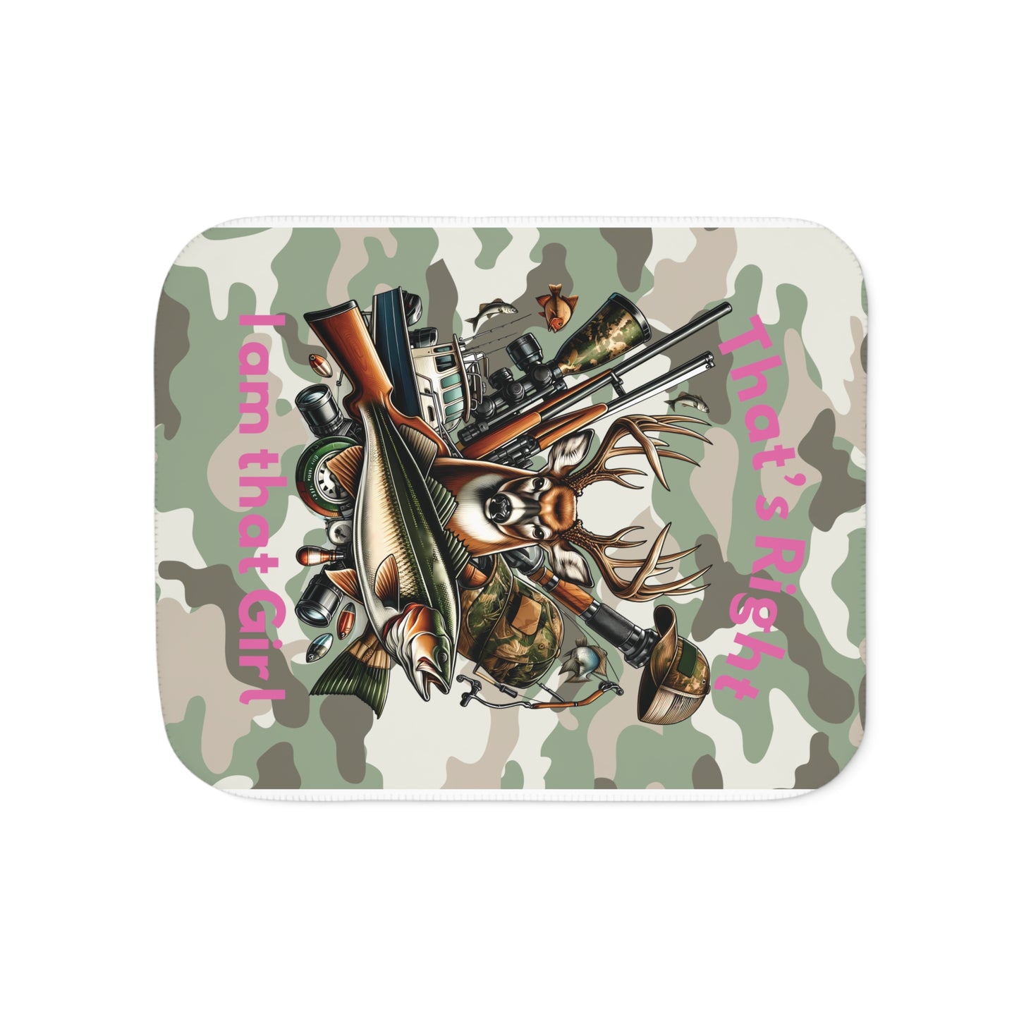Sherpa Blanket - Hunter - I am that Girl (1)