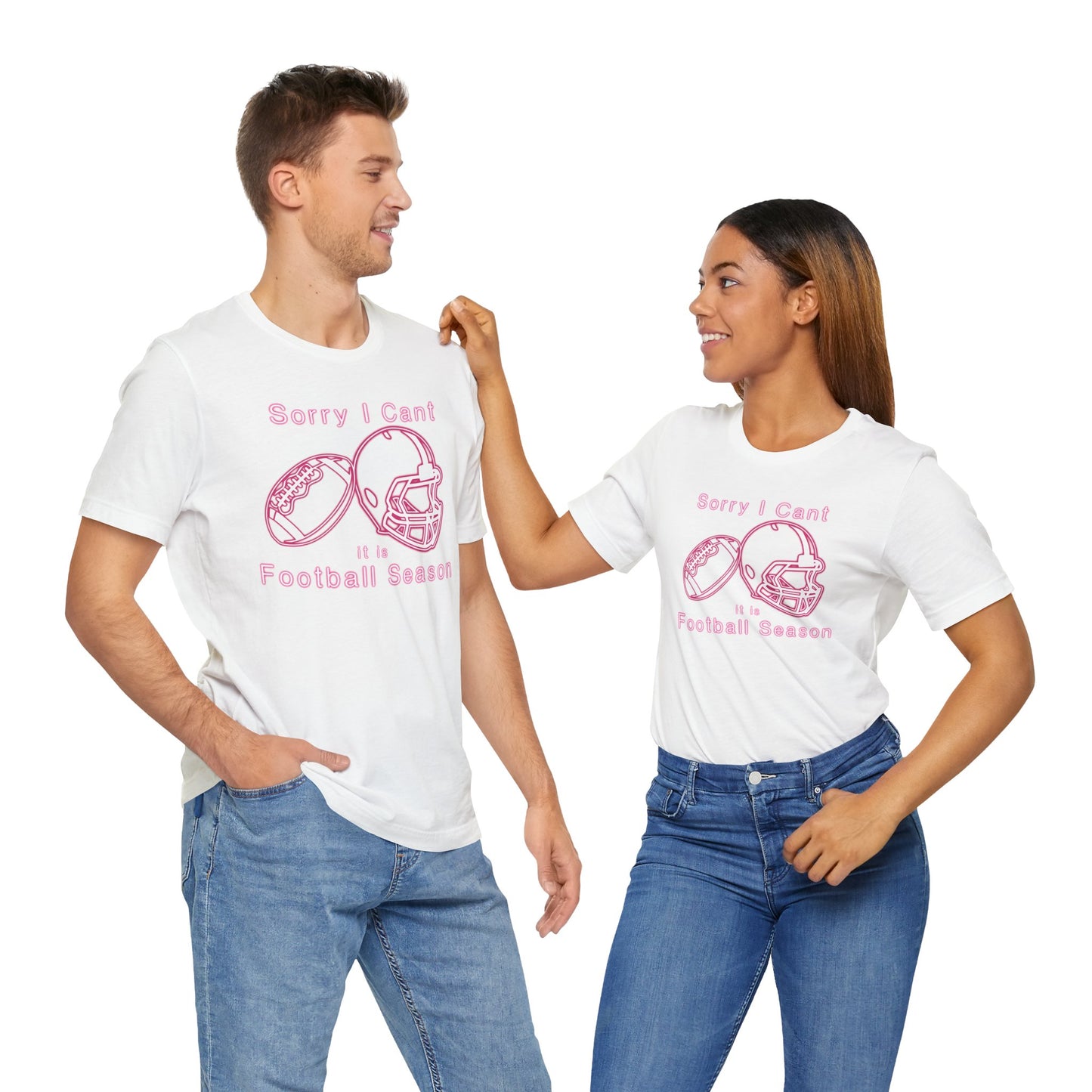 T-shirt - Football - Sorry I Cant (01a)