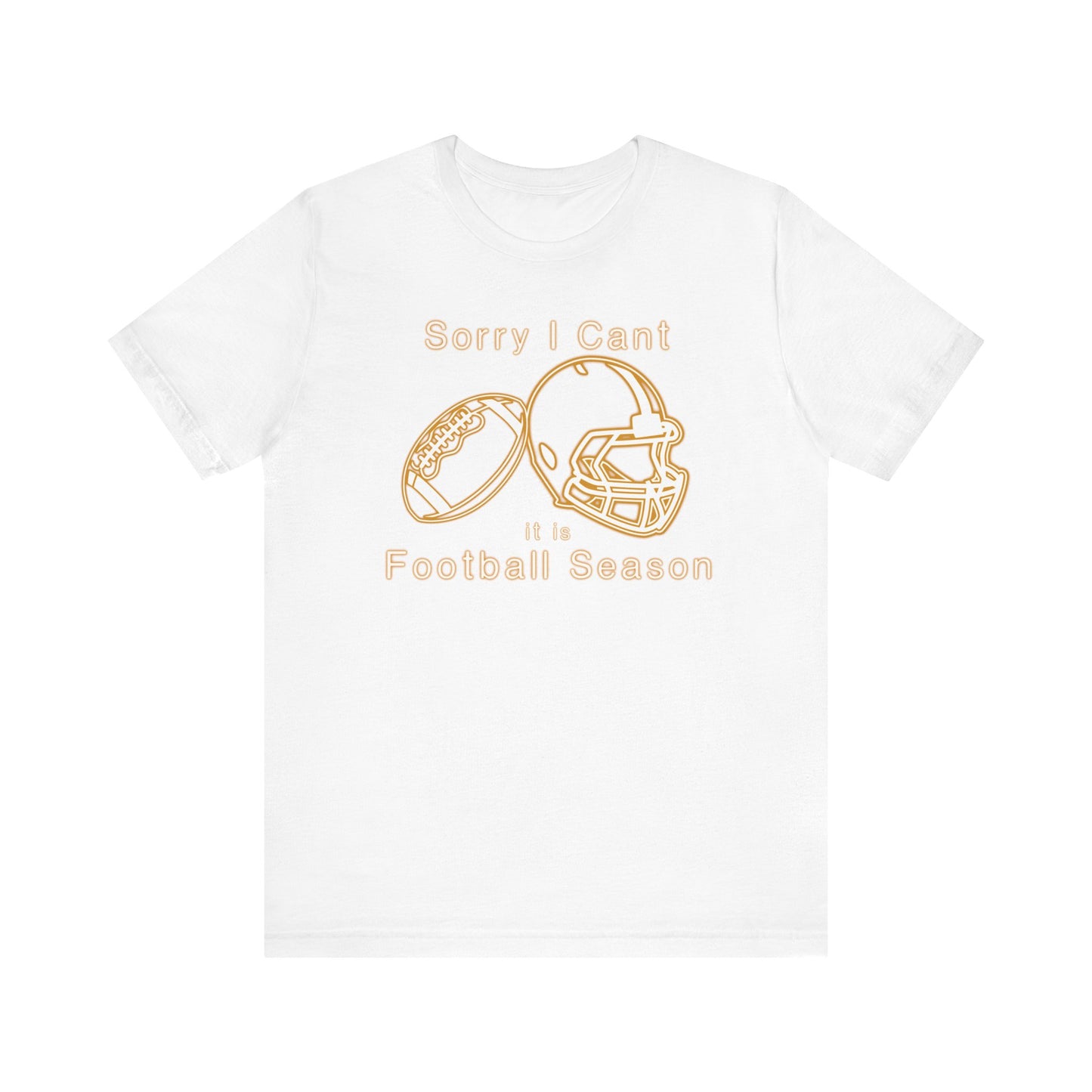 T-shirt - Football - Sorry I Cant (01g)