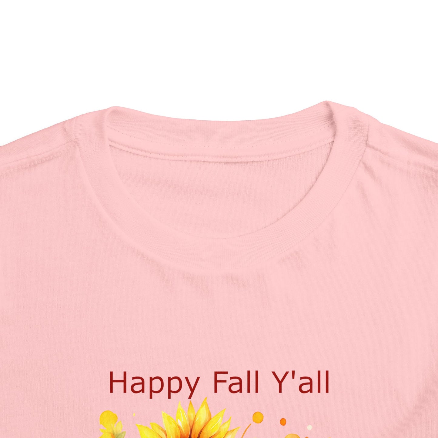 Toddler Tee - Autumn - Happy Fall Y'All (01)