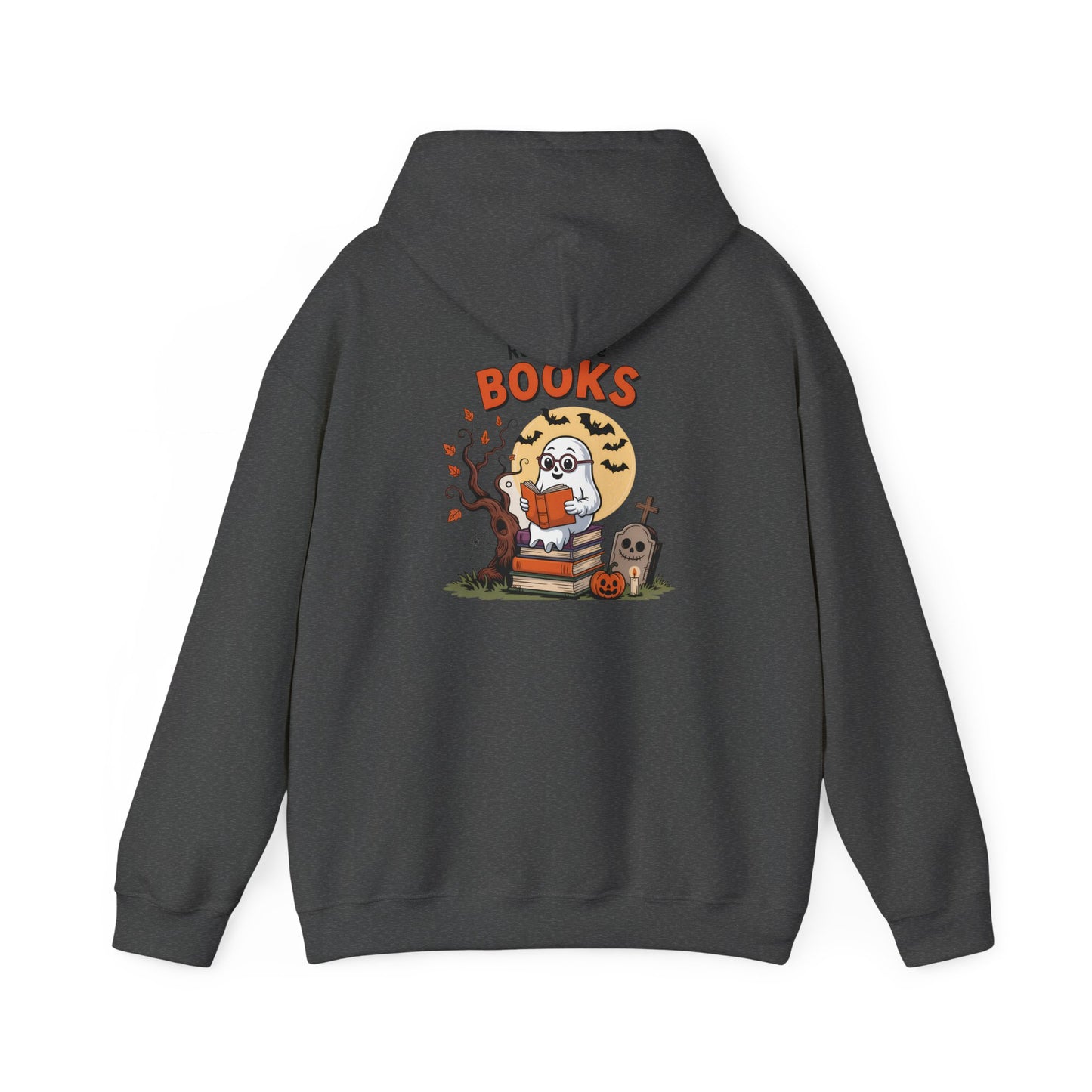 Heavy Blend Hoodie - Teacher/Halloween - Read More Books (01a)