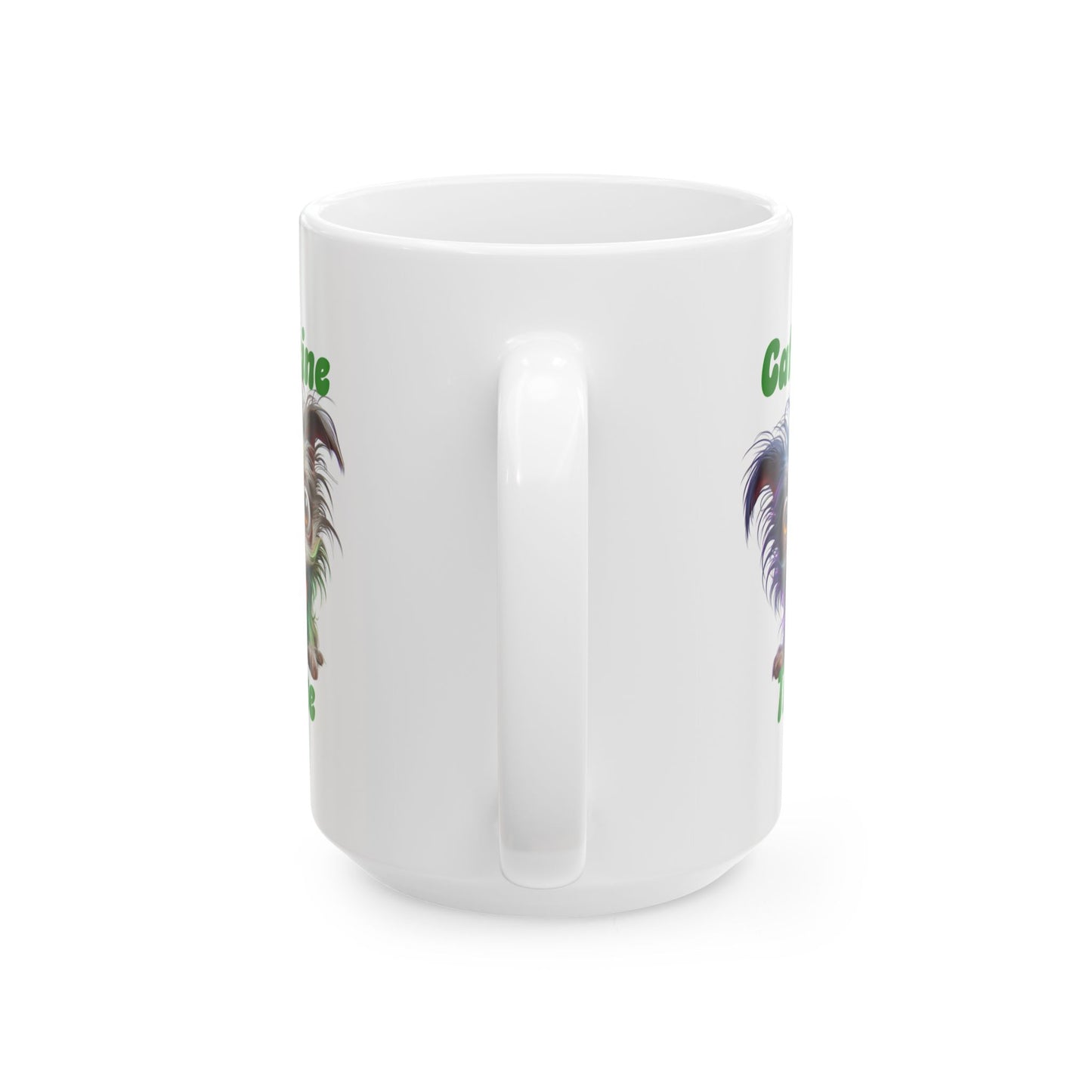 Ceramic Mug - Caffeine Time with dog (3)