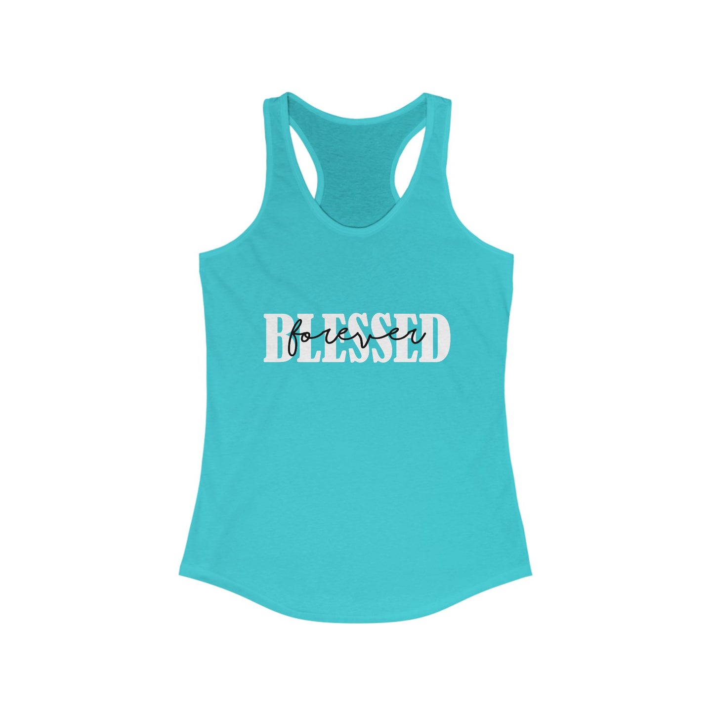 Female Tank Top - Faith - Blessed Forever (1b) - Razor Back