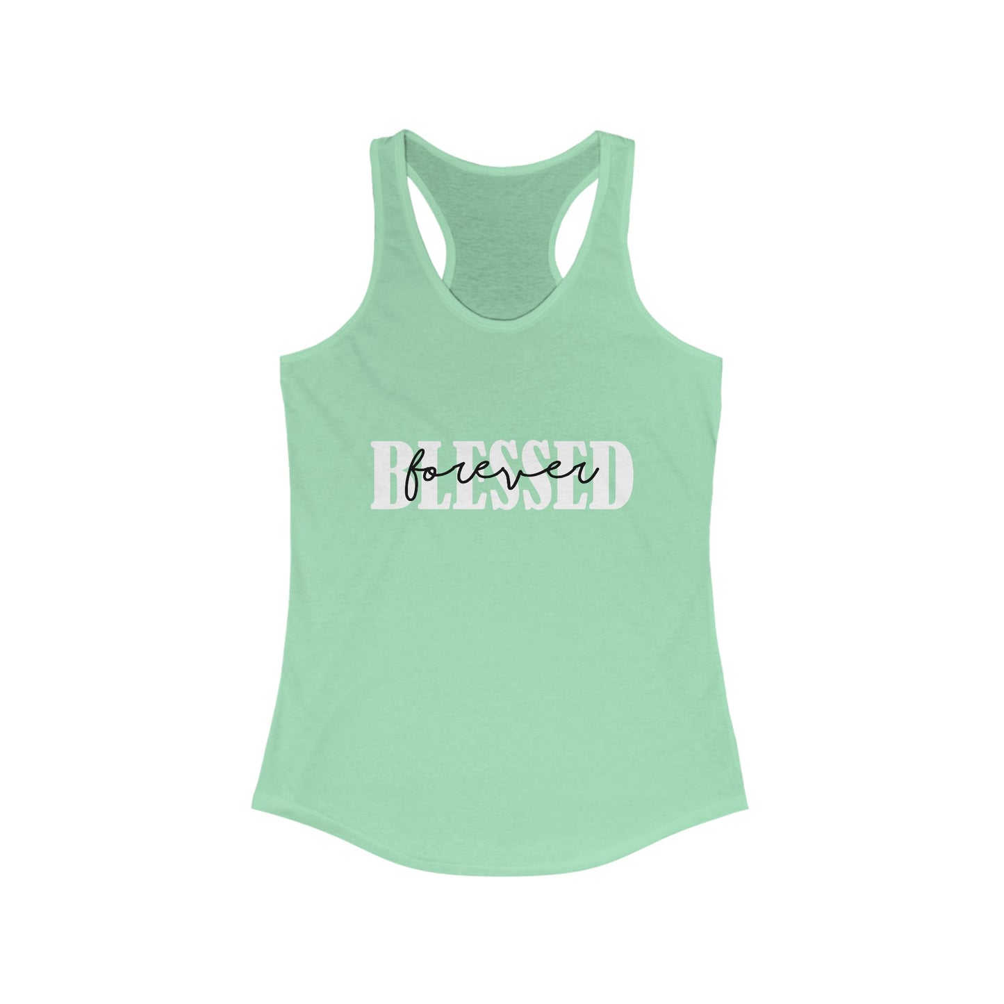 Female Tank Top - Faith - Blessed Forever (1b) - Razor Back