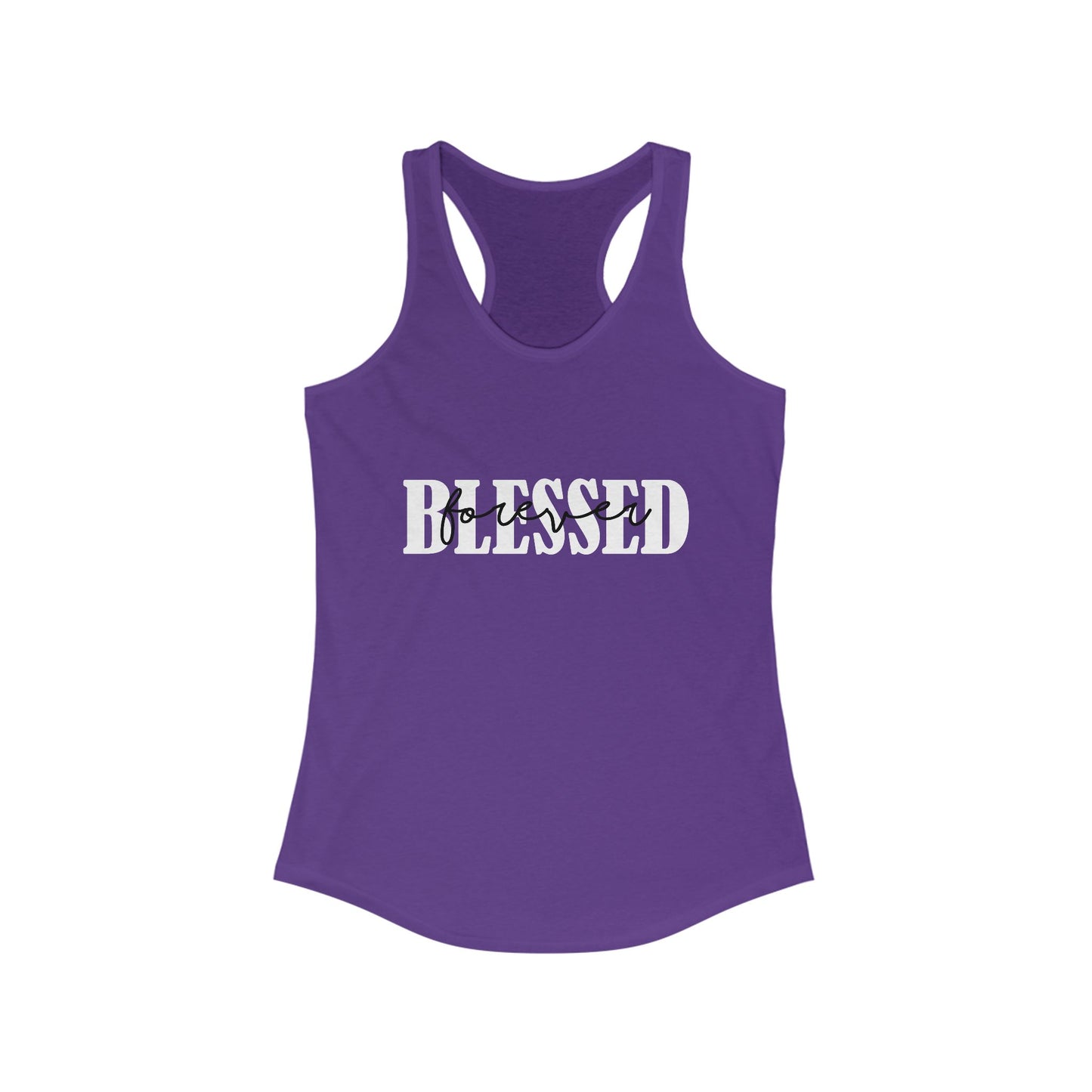 Female Tank Top - Faith - Blessed Forever (1b) - Razor Back