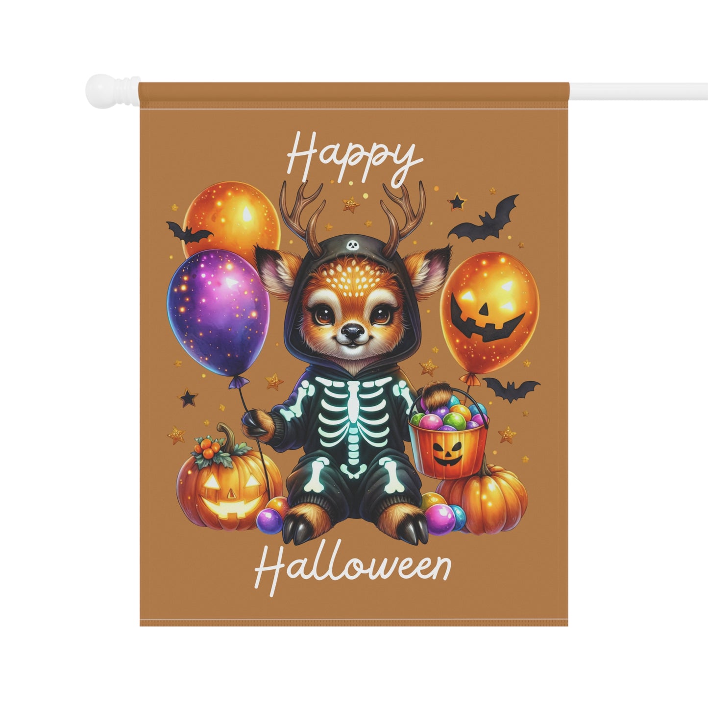 Garden Flag - Halloween - Happy Halloween (04a)