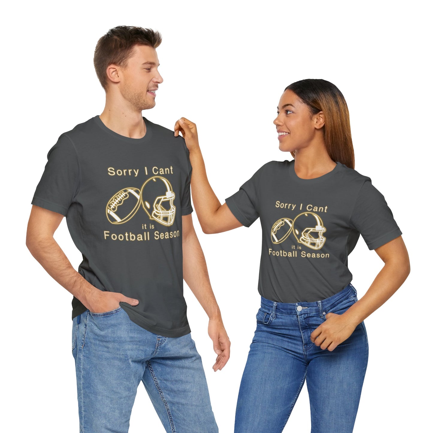 T-shirt - Football - Sorry I Cant (01f)