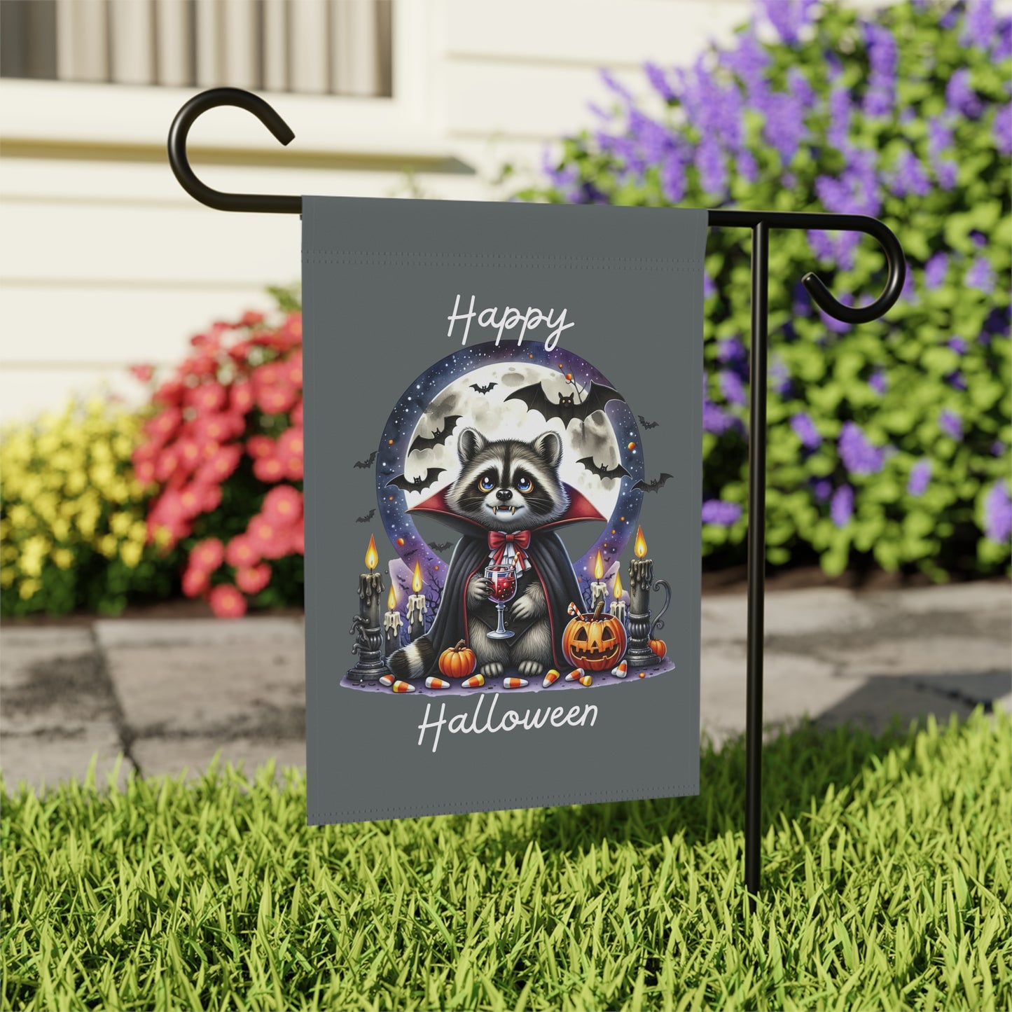 Garden Flag - Halloween - Happy Halloween (05a)