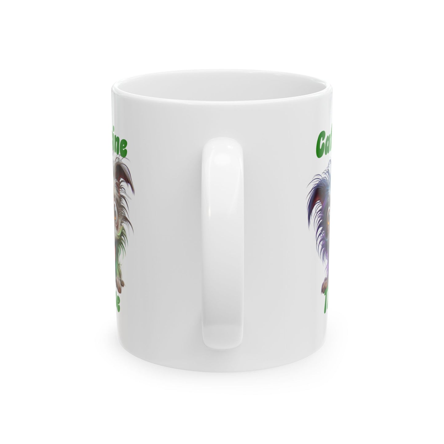 Ceramic Mug - Caffeine Time with dog (3)