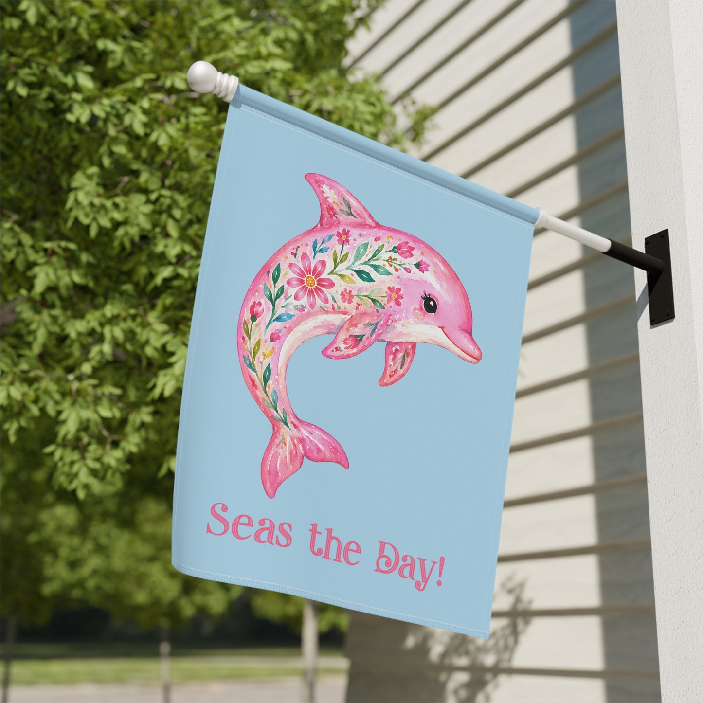 Garden Flag - Season - Seas the Day Dolphin (01)