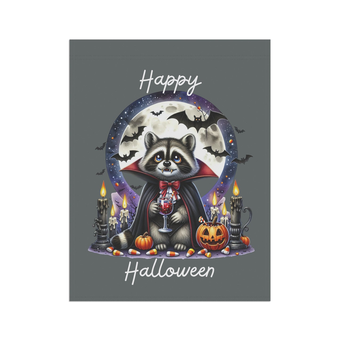 Garden Flag - Halloween - Happy Halloween (05a)
