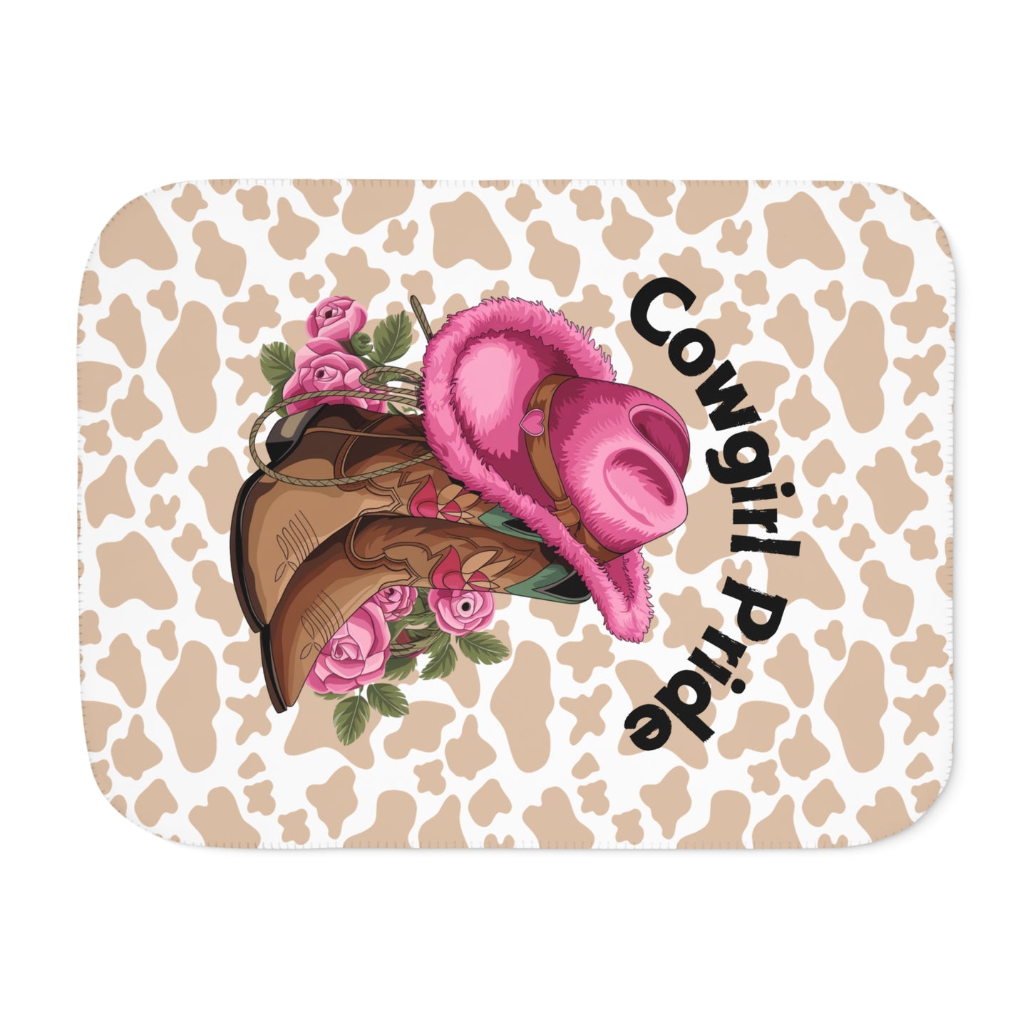 Sherpa Blanket - Cowgirl Pride