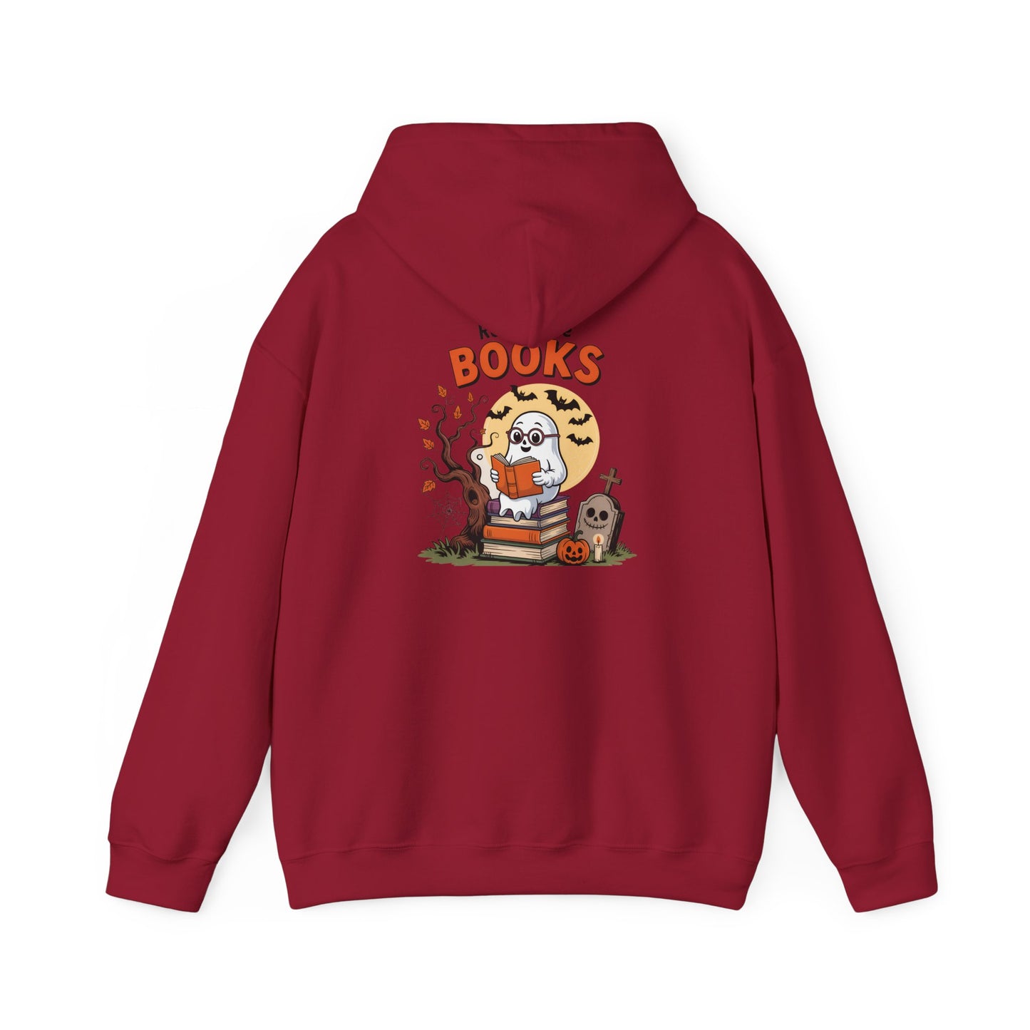 Heavy Blend Hoodie - Teacher/Halloween - Read More Books (01a)