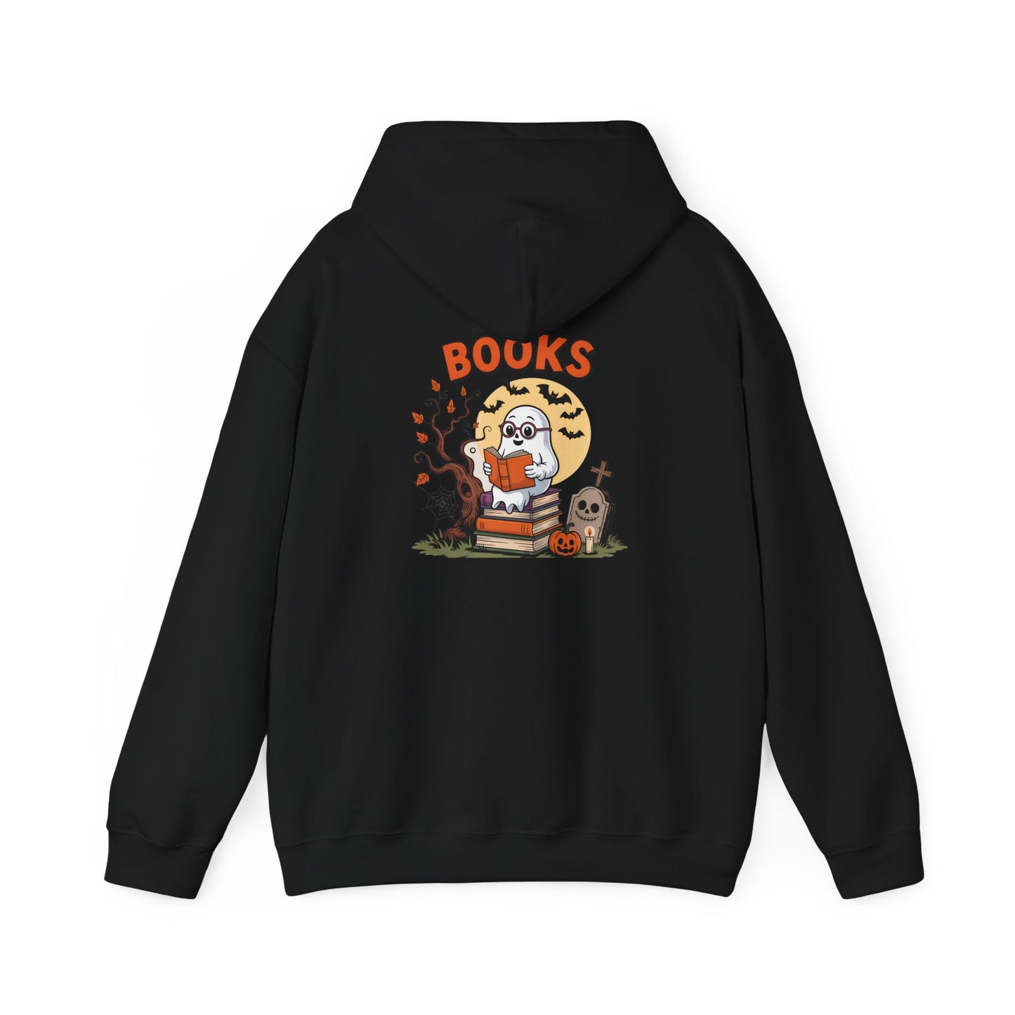 Heavy Blend Hoodie - Teacher/Halloween - Read More Books (01a)