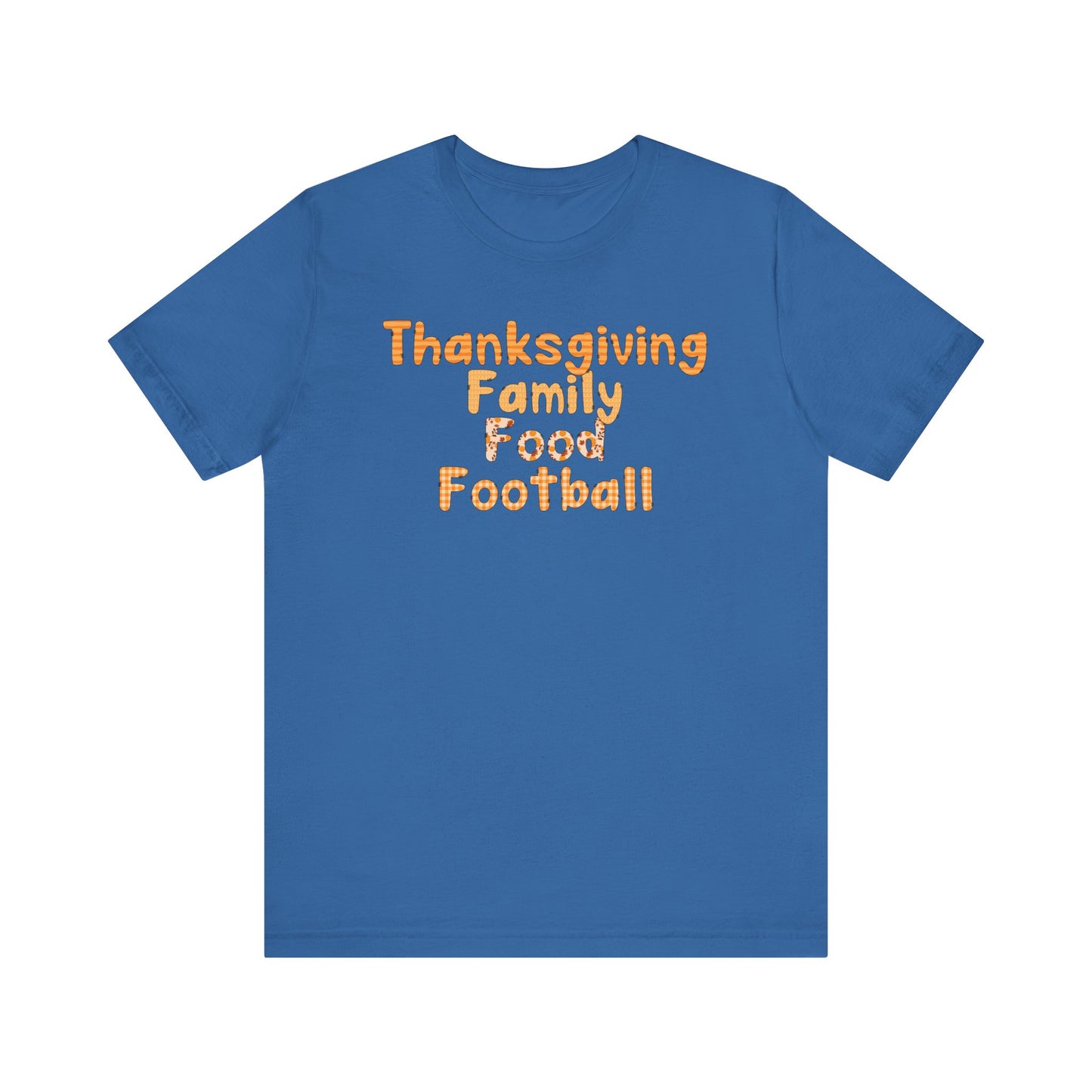 T-shirt - Thanksgiving - Family Food Football (01a)