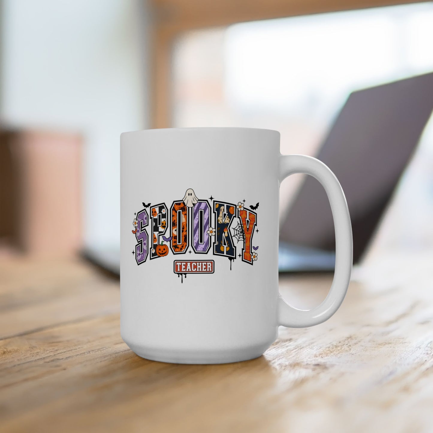 Ceramic Mug - Teacher / Halloween - Spooky Teacher (01a)