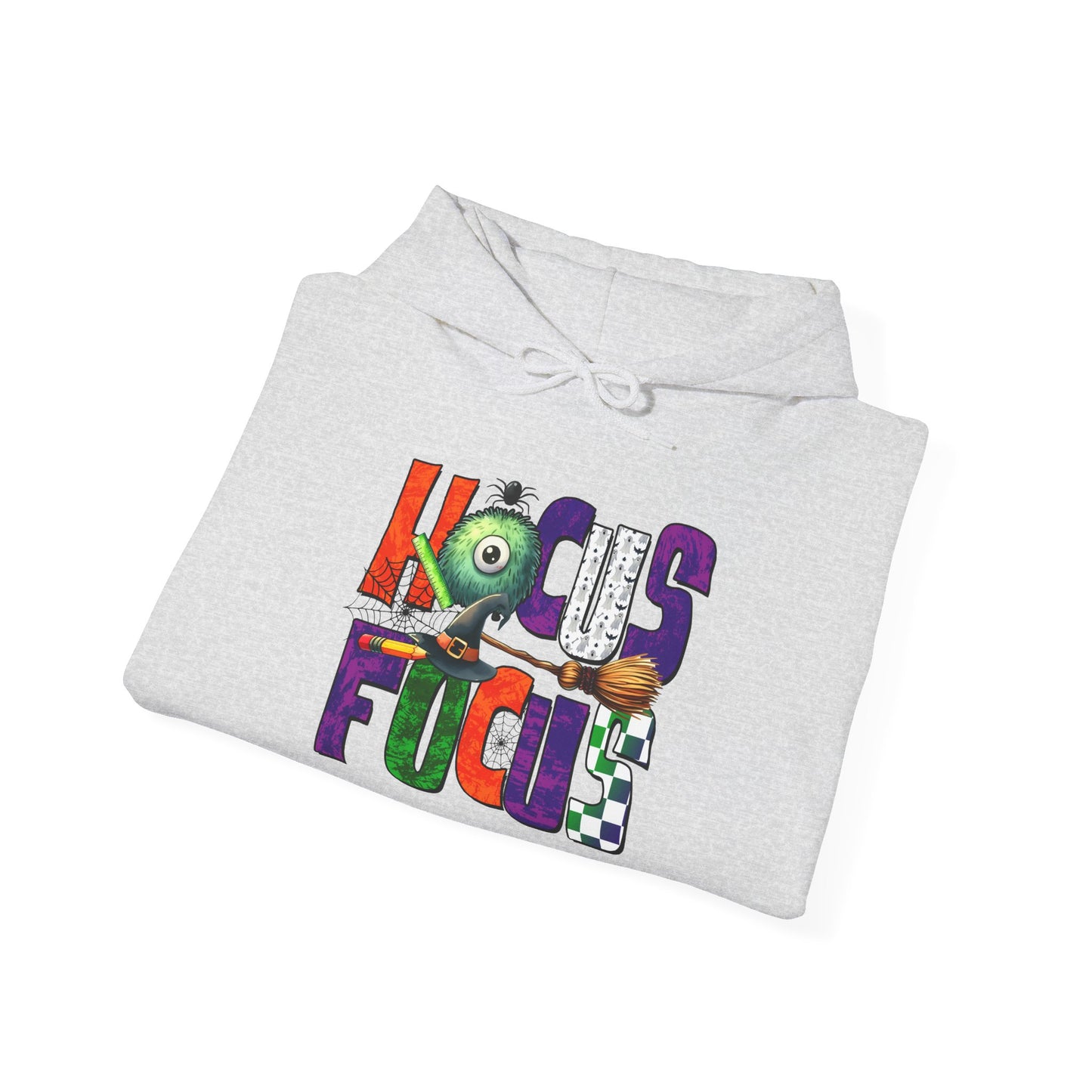 Heavy Blend Hoodie - Teacher/Halloween - Hocus Focus (01a)