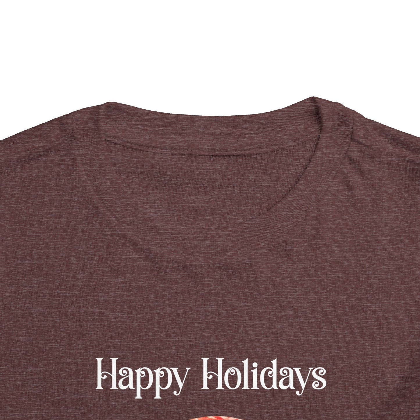 Toddler Tee - Christmas - Gingerbread - Happy Holidays (01a)